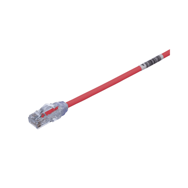 Cable de Parcheo UTP Cat6A Cable de Parcheo UTP Cat6A, CM/LSZH, Diámetro Reducido (28AWG), Color Rojo, 10ft UTP28X10RD - PANDUIT