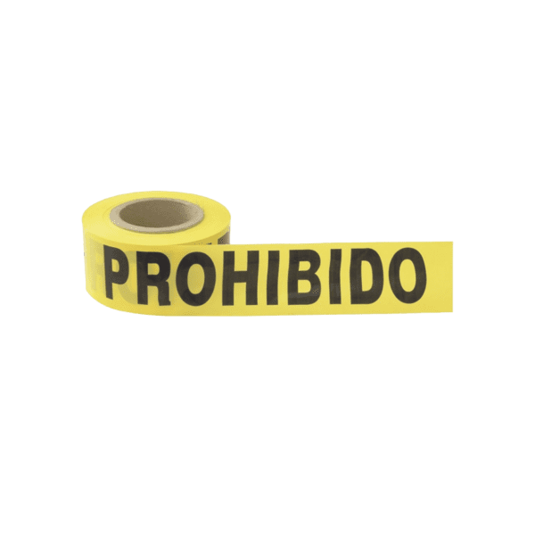 Cinta para barricada "PROHIBIDO EL PASO" de 100 m y ancho de 3". Cinta para barricada “PROHIBIDO EL PASO” de 100 m y ancho de 3″. SYS-137299 220161 - SURTEK