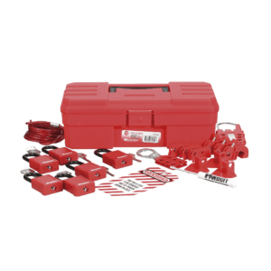 Kit de Bloqueo LOTO para Contratistas con Componentes (Color Rojo). PSL-KT-CONA 219192 - PANDUIT