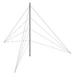 Kit de Torre Arriostrada de Piso de 60 m Altura con Tramo STZ45 Galvanizado Electrolítico (No incluye retenida). KTZ-45E-060 75884 - SYSCOM TOWERS