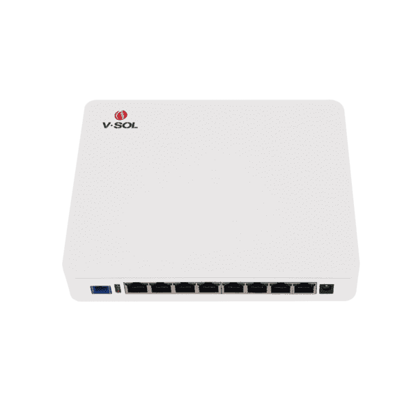 ONU Dual EPON/GPON / 8 Puertos PoE 802.3at Gigabit / Wi-Fi Doble banda 2.4 y 5 GHz / 1 Puerto SC/UPC ONU Dual EPON/GPON / 8 Puertos PoE 802.3at Gigabit / Wi-Fi Doble banda 2.4 y 5 GHz / 1 Puerto SC/UPC ICT3310DPS-8G2NAC 213417 - V-SOL