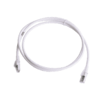 Patch Cord Z-MAX Cat6A S/FTP, CM/LS0H, 5ft, Color Blanco, Versión Bulk (Sin Empaque Individual) ZM6A-S05-02B - SIEMON