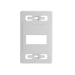 Placa de pared modular MAX, de 3 salidas, color blanco, version bulk (Sin Empaque Individual) MX-FP-S-03-02B - SIEMON