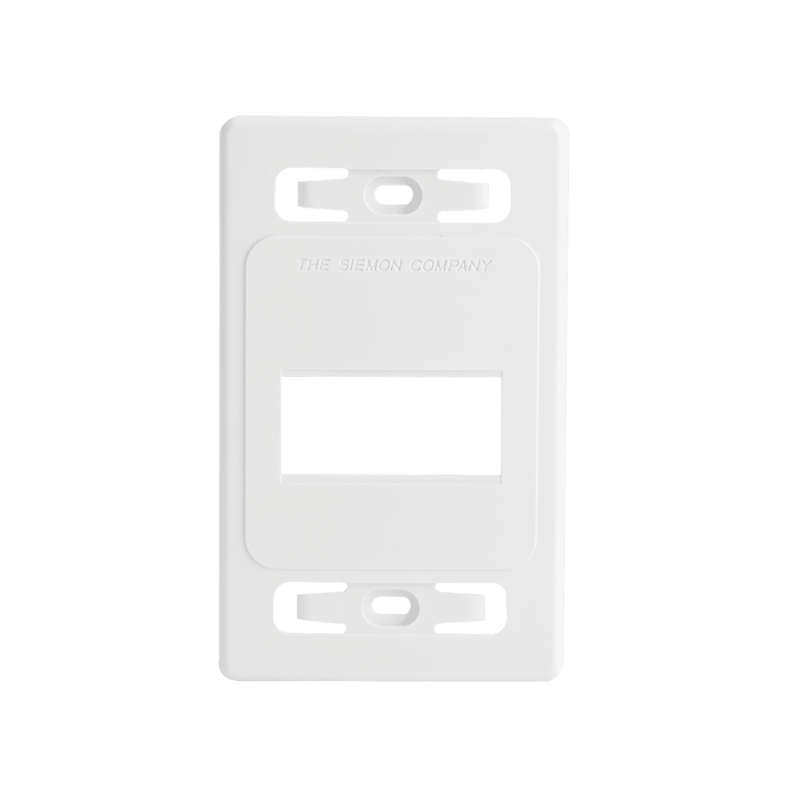 Placa de pared modular MAX, de 3 salidas, color blanco, version bulk (Sin Empaque Individual) MX-FP-S-03-02B - SIEMON