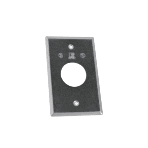 Tapa rectangular aluminio para contacto  de 40.3 mm, tipo RR a prueba de intemperie. TR-0423 - RAWELT