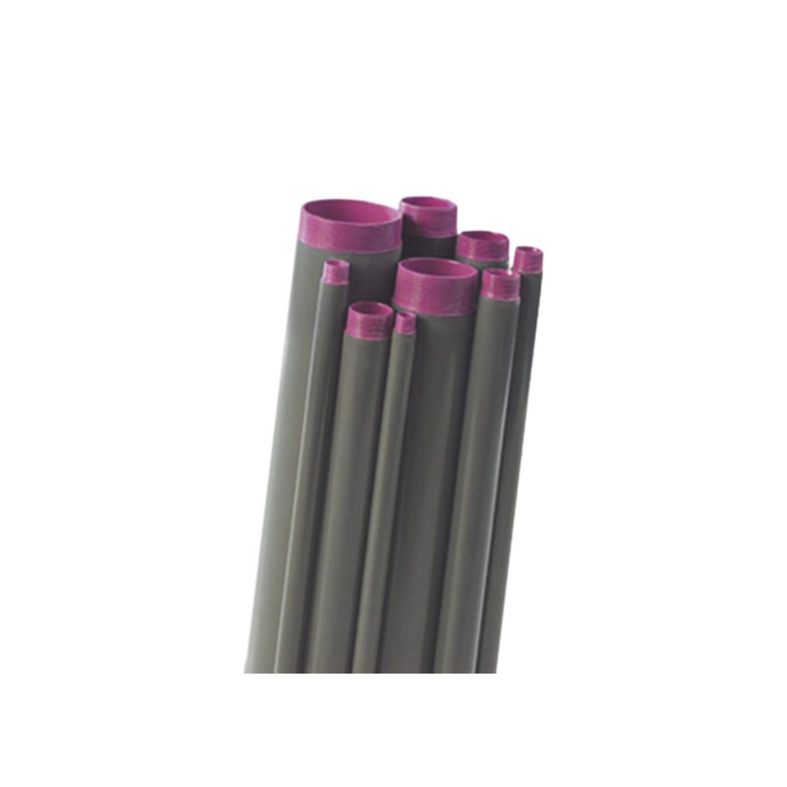 Tubo Conduit rígido de aluminio de 1” (25.4 mm) con recuhbrimiento de PVC de 3.05 m con cople. TAL-25-PC - RAWELT