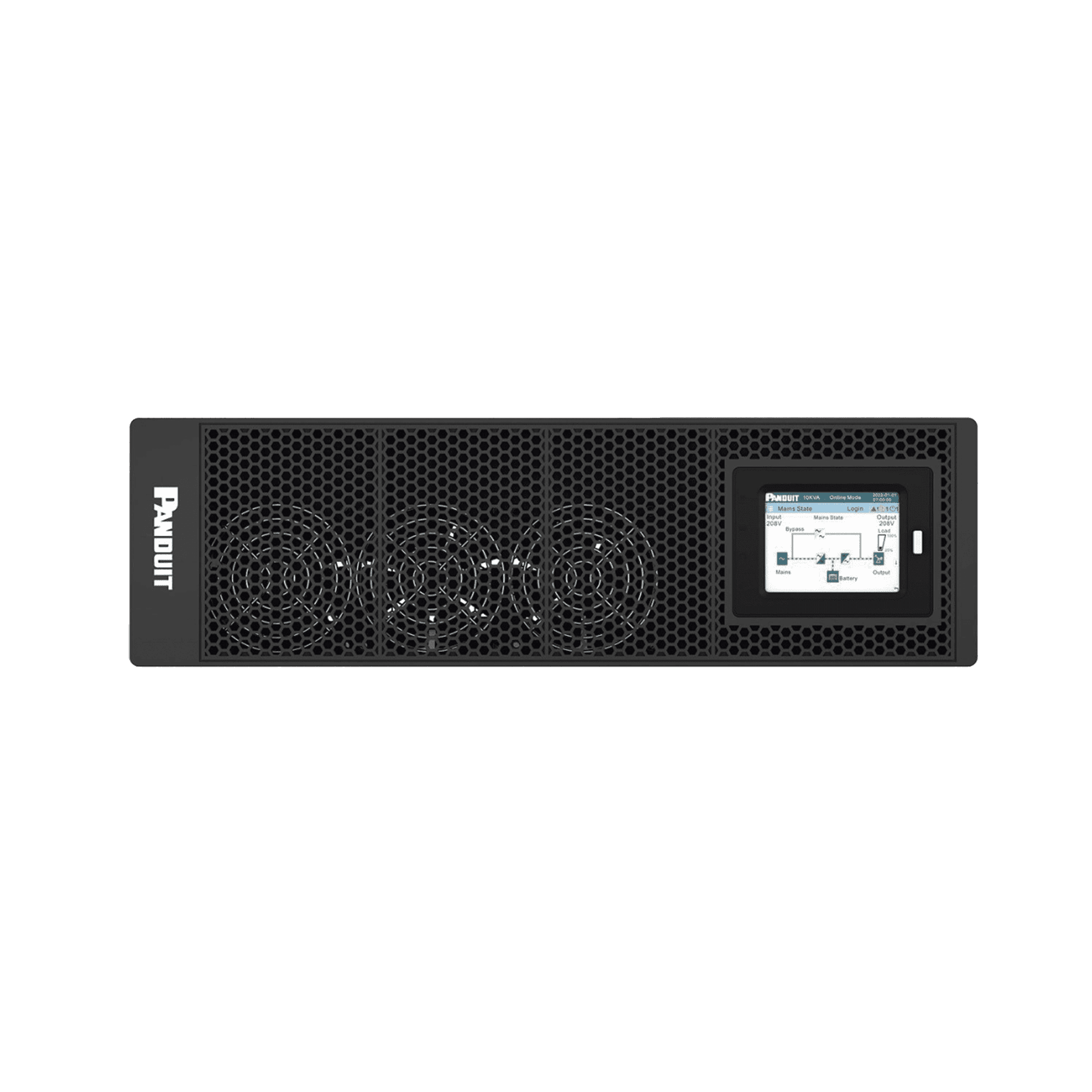 UPS SmartZone de 5000 VA/5000 W, Online Doble Conversión, Entrada 208/240 Vca NEMA L6-30P, Onda Senoidal Pura, 6 UR, Con 4 Tomas NEMA L6-30R, Incluye Tarjeta de Red y Kit de Rieles U05N11V 211257 - PANDUIT