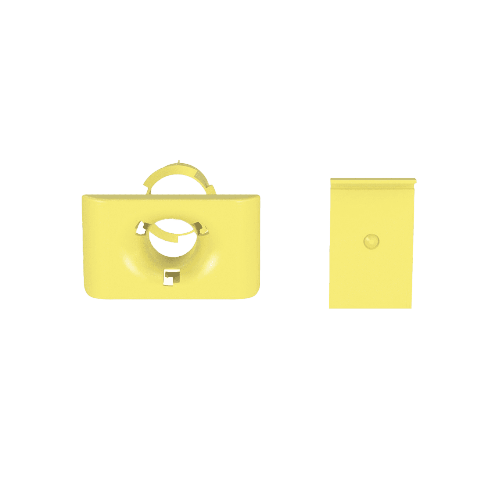 Accesorio de Salida a Tubo De 1.5 in (38 mm), Para Canaletas FiberRunner 4X4, 6X4, o 12X4, Color Amarillo FR1.5IDELYL - PANDUIT