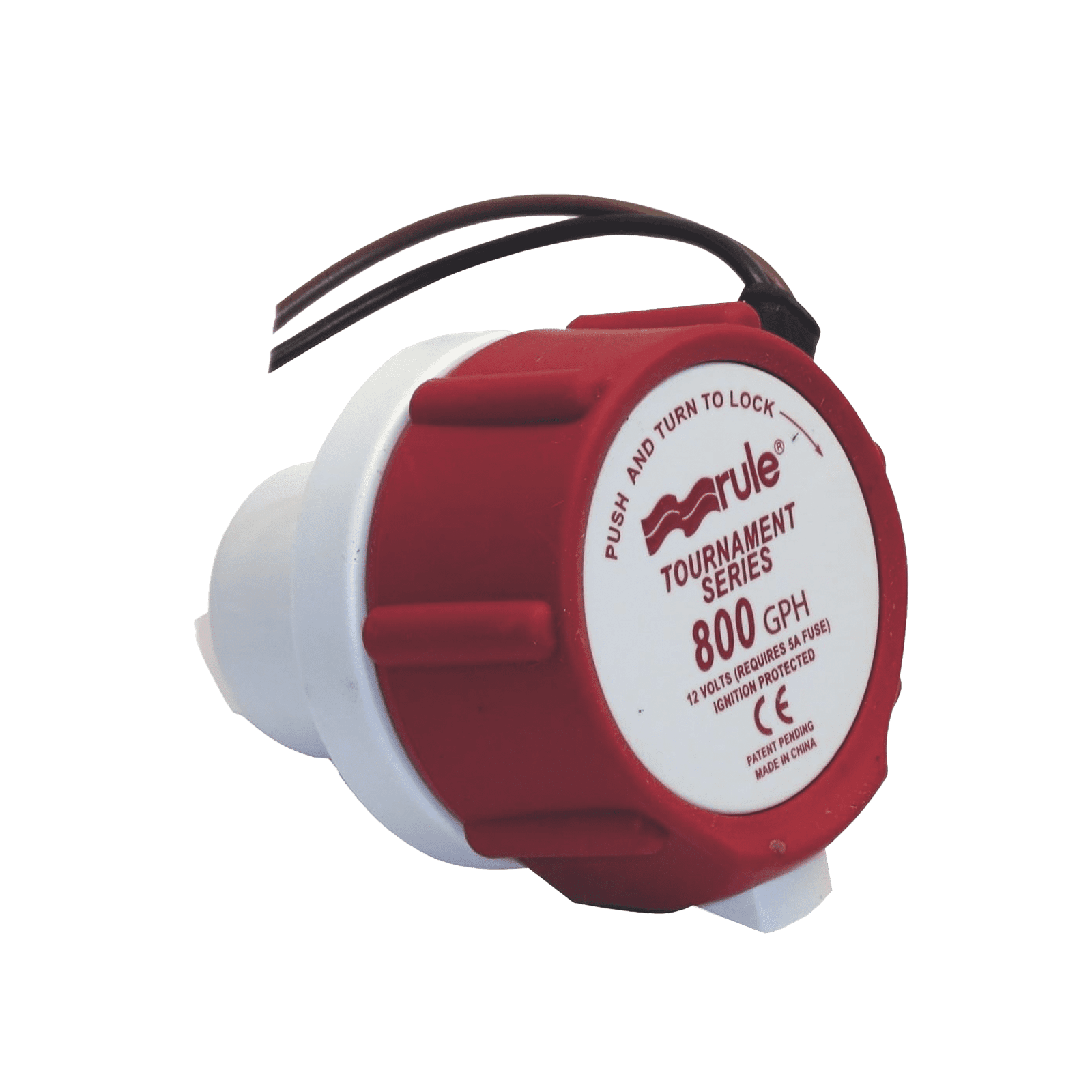 Bomba de reemplazo para serie Tournament de 800 galones por hora, a 12 Volts de corriente directa. 46DR 224608 - RULE