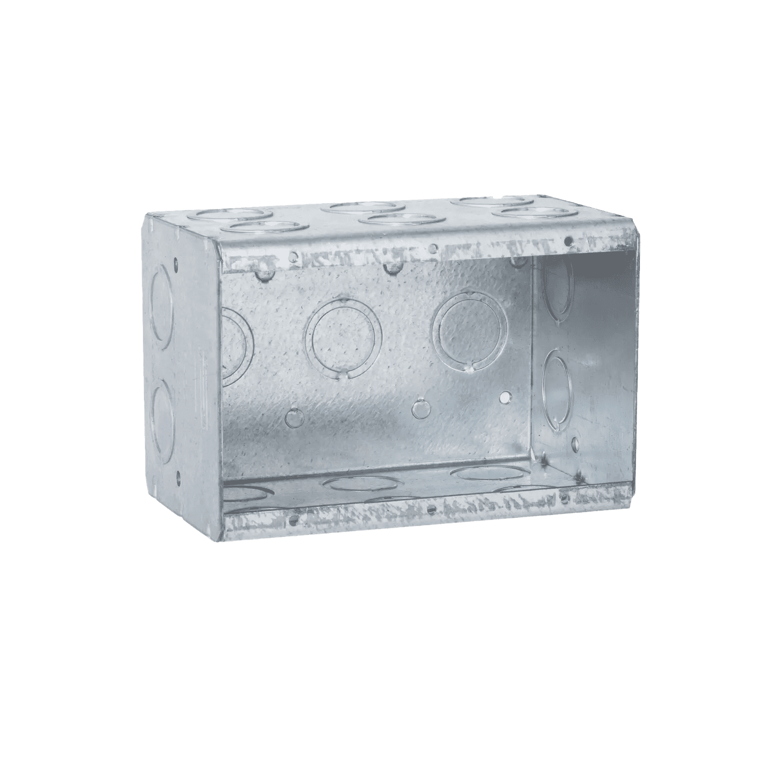 Caja Multigang de 3 Gangs/ Profundidad de 3-1/2″/ 19 Entradas de 1/2″ – 3/4″. HUB-697 - RACO