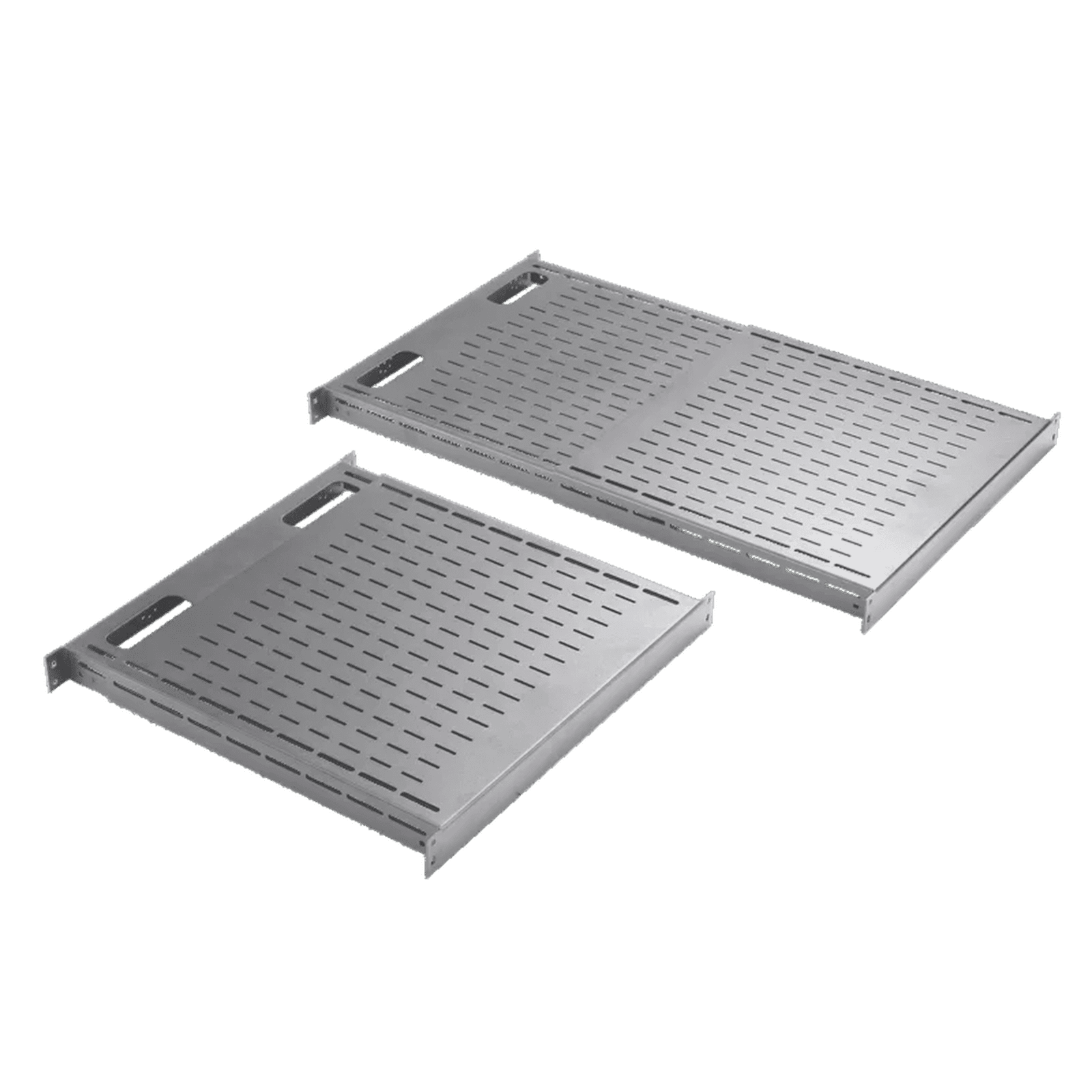 Charola Ventilada de Instalación sin Herramienta, Para Rack o Gabinetes de 4 Postes, Ajustable de 900 a 1200 mm de Profundidad, De Acero, Color Negro D19FVT912B - HOFFMAN