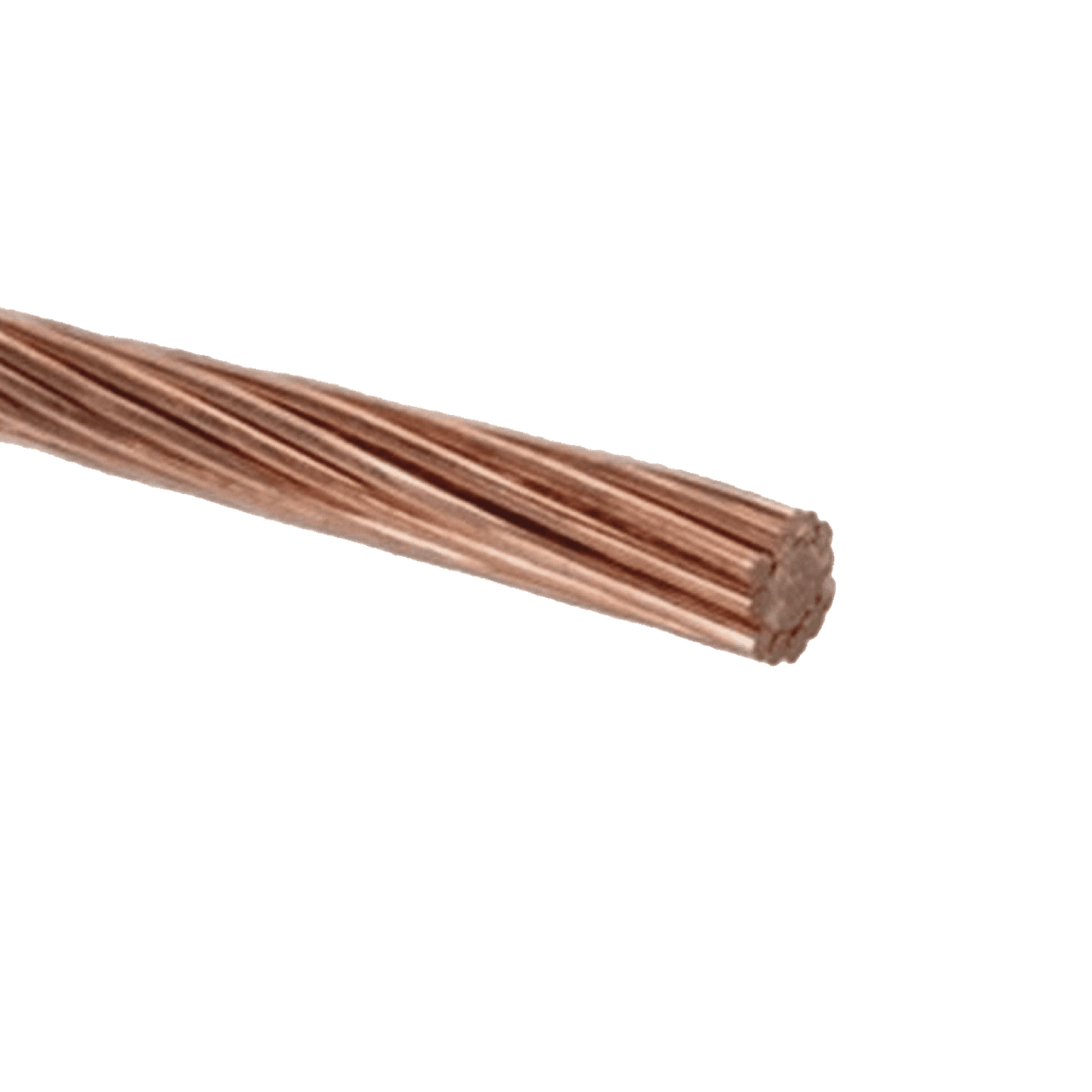 QV74 / Cable  Cobre desnudo / 4 AWG /  Semiduro 7 Hilos / Rollo de 100 m. A080/100M 187949 - VIAKON