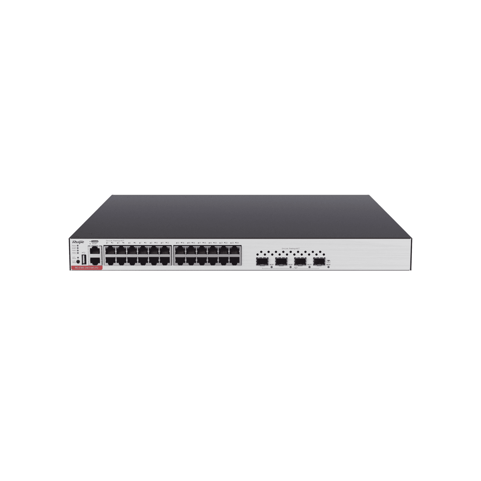 RG-CS83-24GT4XS-PD SWITCH L3 24 PTOS POE+ Y 4 SFP+ MAX 750W RG-CS83-24GT4XS-PD 219662 - RUIJIE
