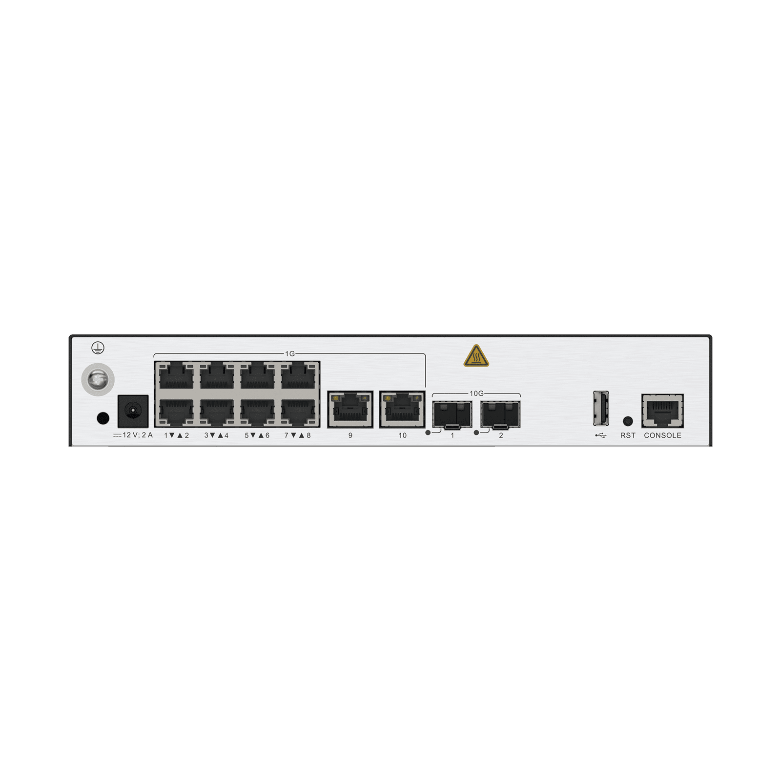 HUAWEI eKit – Controladora de Puntos de Acceso / 10 puertos 10/100/1000 Mbps / 2 puertos 10GE SFP+ / Hotspot 2.0 / Roaming Capa 2 y 3 / Rendimiento 10 Gbps / Soporta 128 APs / Hasta 1024 Clientes AC650-128AP 223821 - HUAWEI