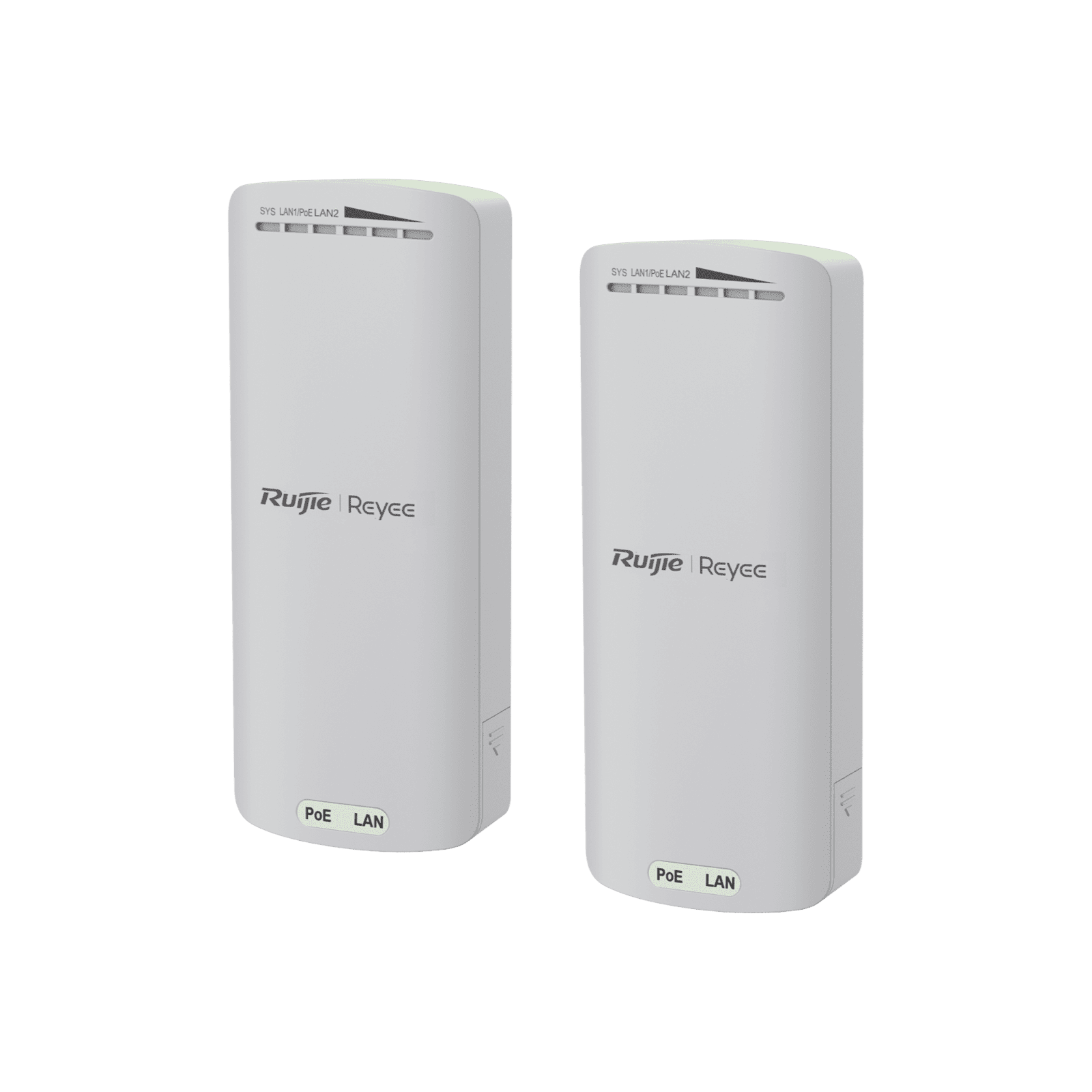 Kit Enlace Inalámbrico de 500 m Preconfigurado + Ajuste Automático de Potencia / Hasta 300 Mbps / Doble Puerto LAN RG-EST100-E 221095 - RUIJIE