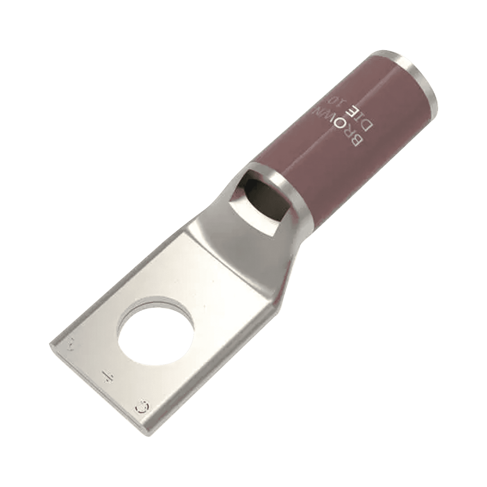 Zapata Terminal de Compresión BURNDY Cañón Corto para Tornillo de 3/8″ y Calibre 2 AWG. HUB-YA2-CL4-BOX - HUBBELL BURNDY