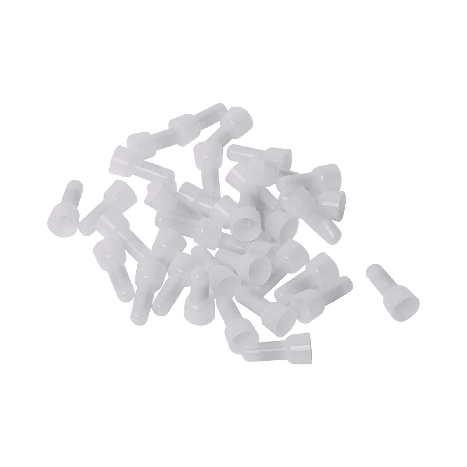 Bolsa con 250 Capuchones/Campanas de presion para empalme final de cable calibre 14-22Awg PST-C040-01 - PRECISION