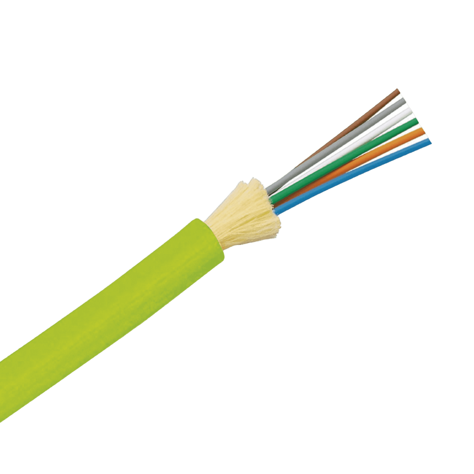 Cable de Fibra Óptica de 6 hilos, Multimodo OM5 50/125 Optimizada, Interior, Tight Buffer 900um, No Conductiva (Dieléctrica), OFNP (Plenum), Precio Por Metro FODPW06Y - PANDUIT