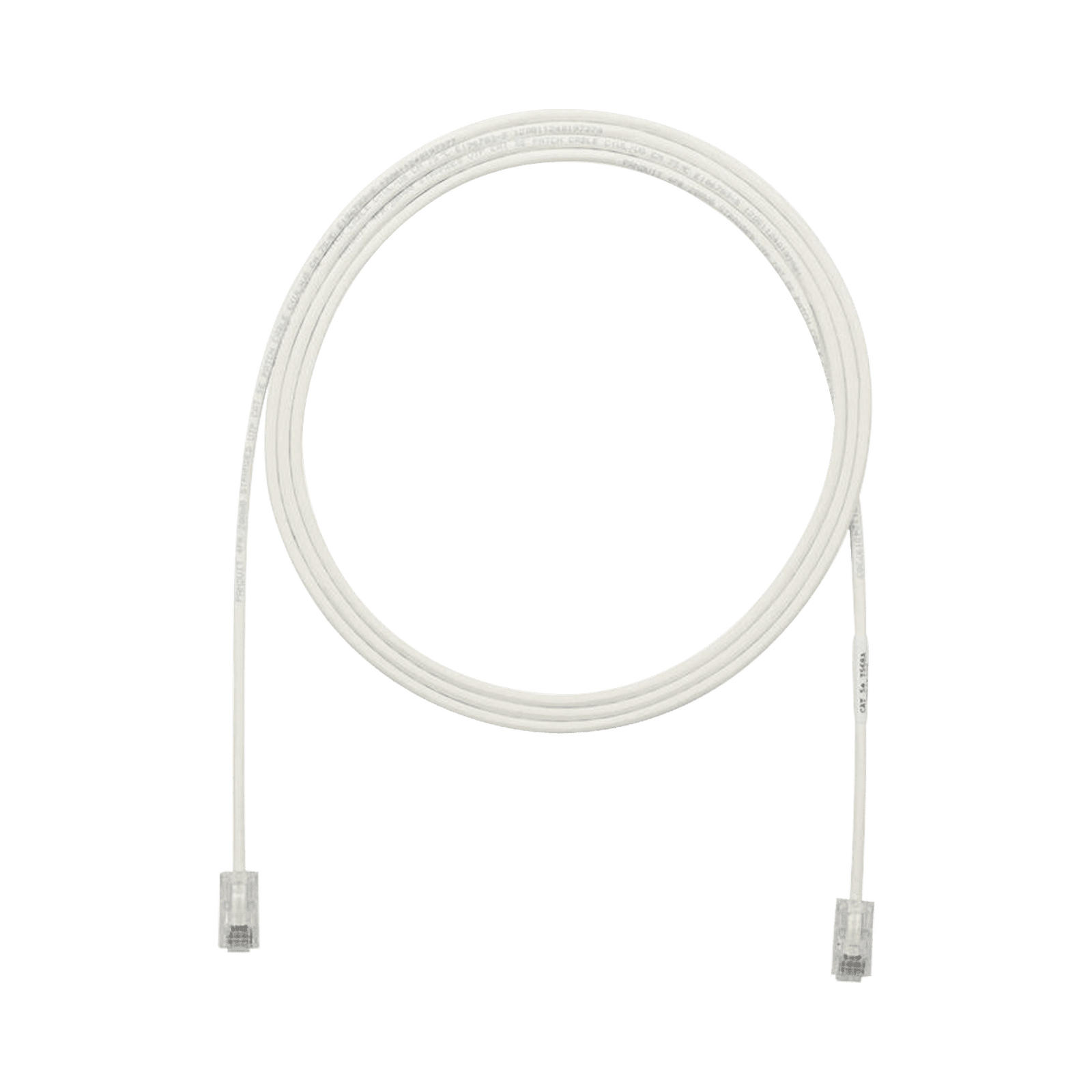 Cable de Parcheo UTP Cat6A, CM/LSZH, Diámetro Reducido (28AWG), Color Blanco Mate, 10 ft UTP28X10 - PANDUIT