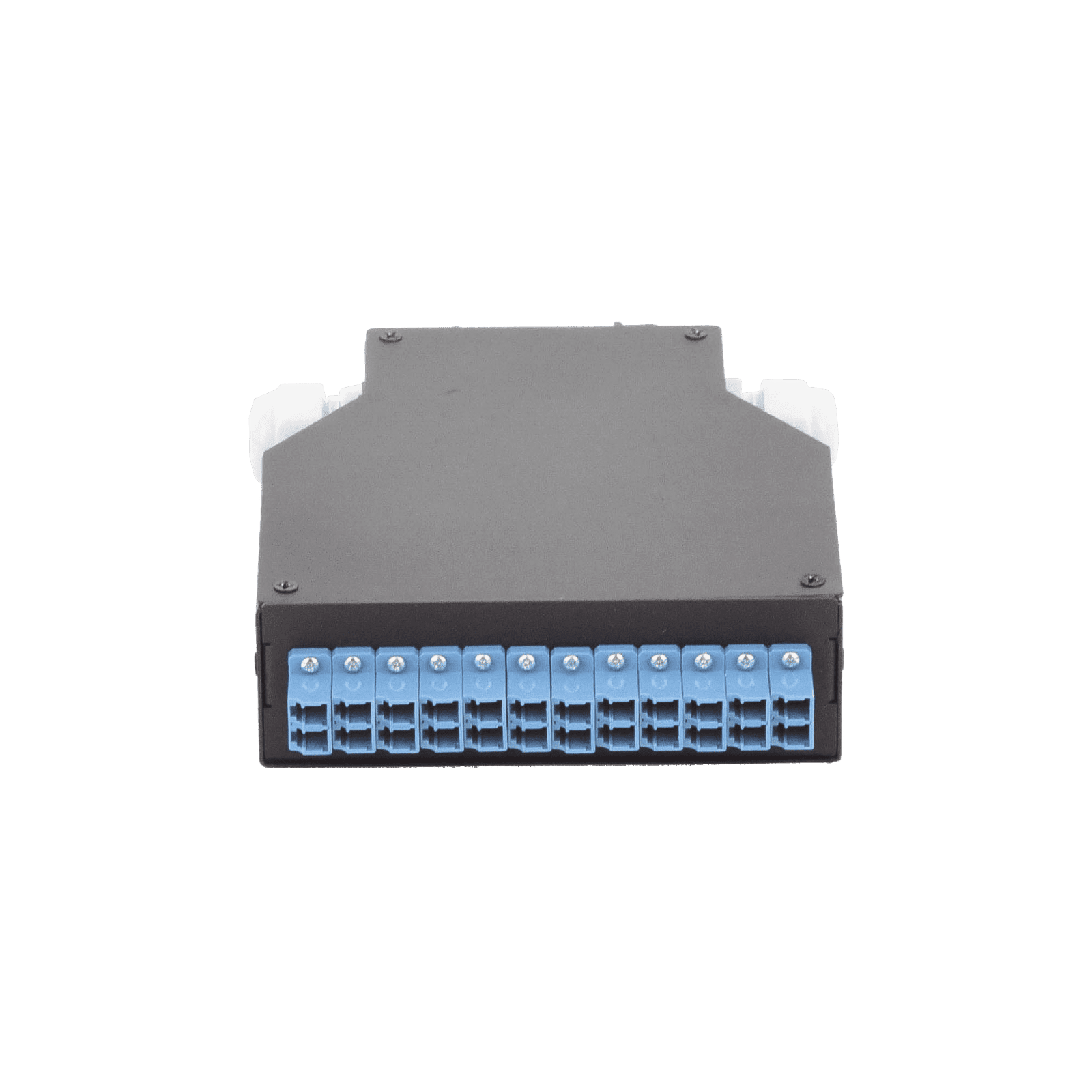 Distribuidor de Fibra Óptica Para Riel Din, 12 acopladores LC/UPC Duplex Monomodo con Charola de Empalme LP-RDLCUSM - LINKEDPRO BY EPCOM