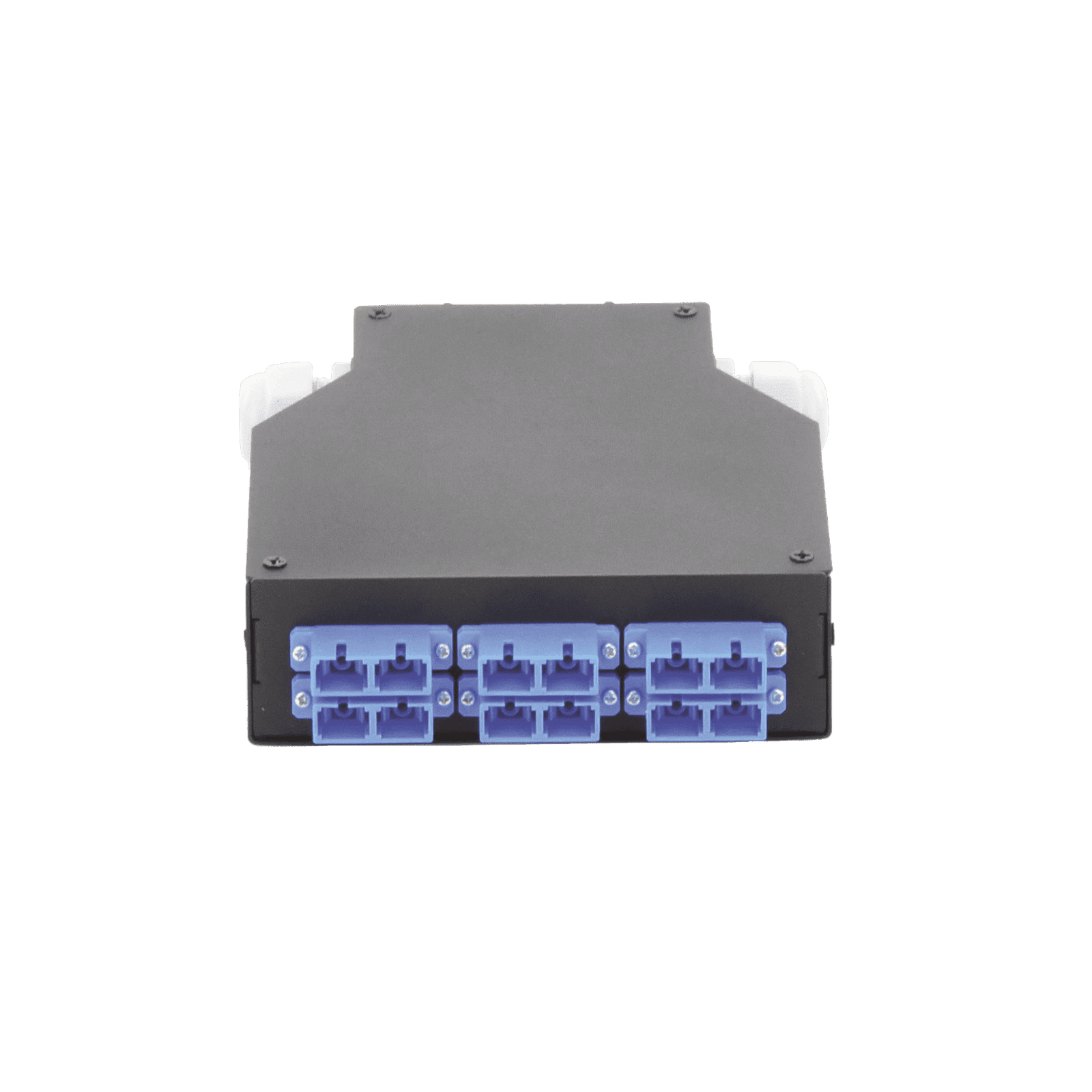 Distribuidor de Fibra óptica para Riel Din, 6 Acopladores SC/UPC Duplex Monomodo con Charola de Empalme LP-RDSCUSM - LINKEDPRO BY EPCOM