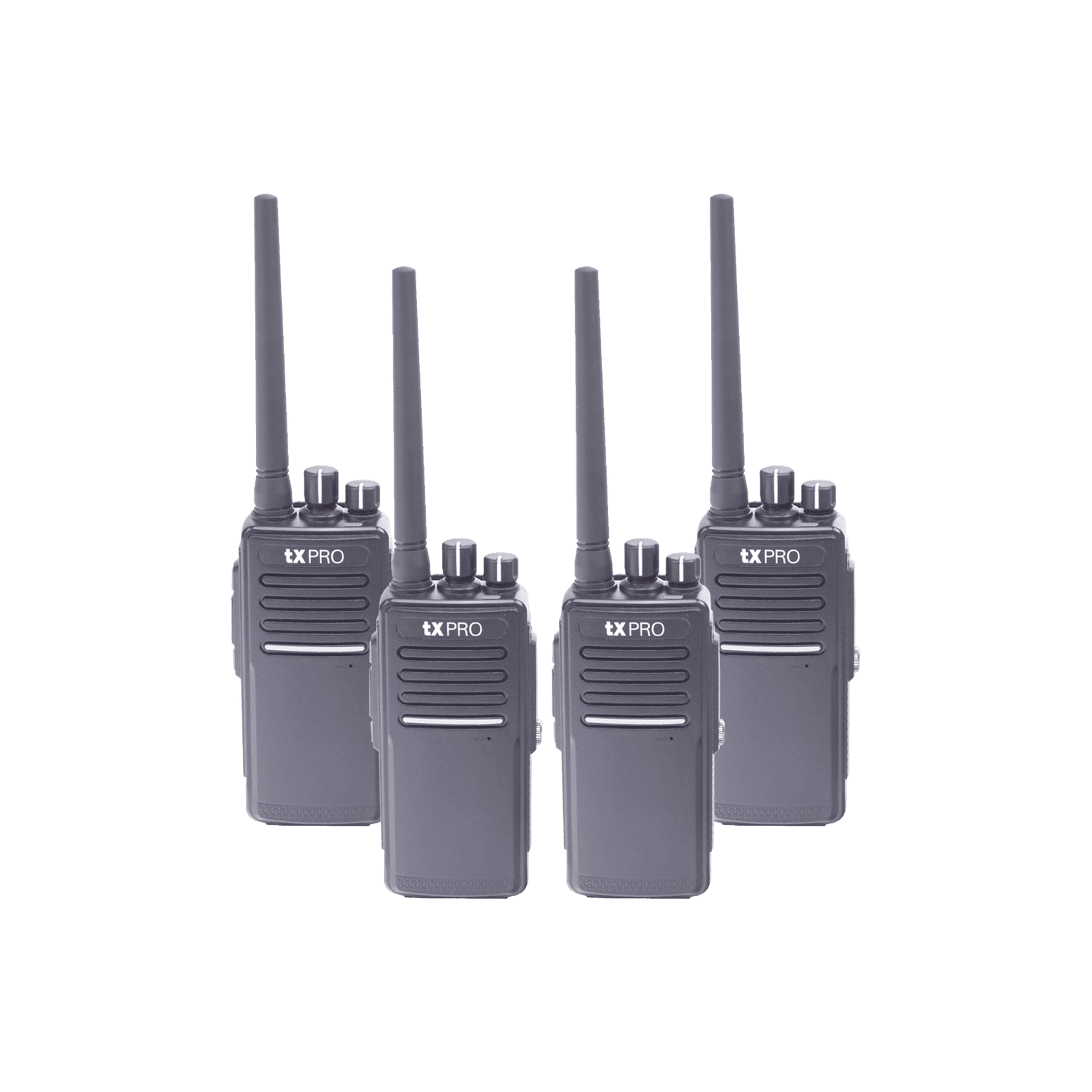 KIT de cuatro radios TX680AV y dos cargadores adicionales TX680AVKIT 227103 - TXPRO