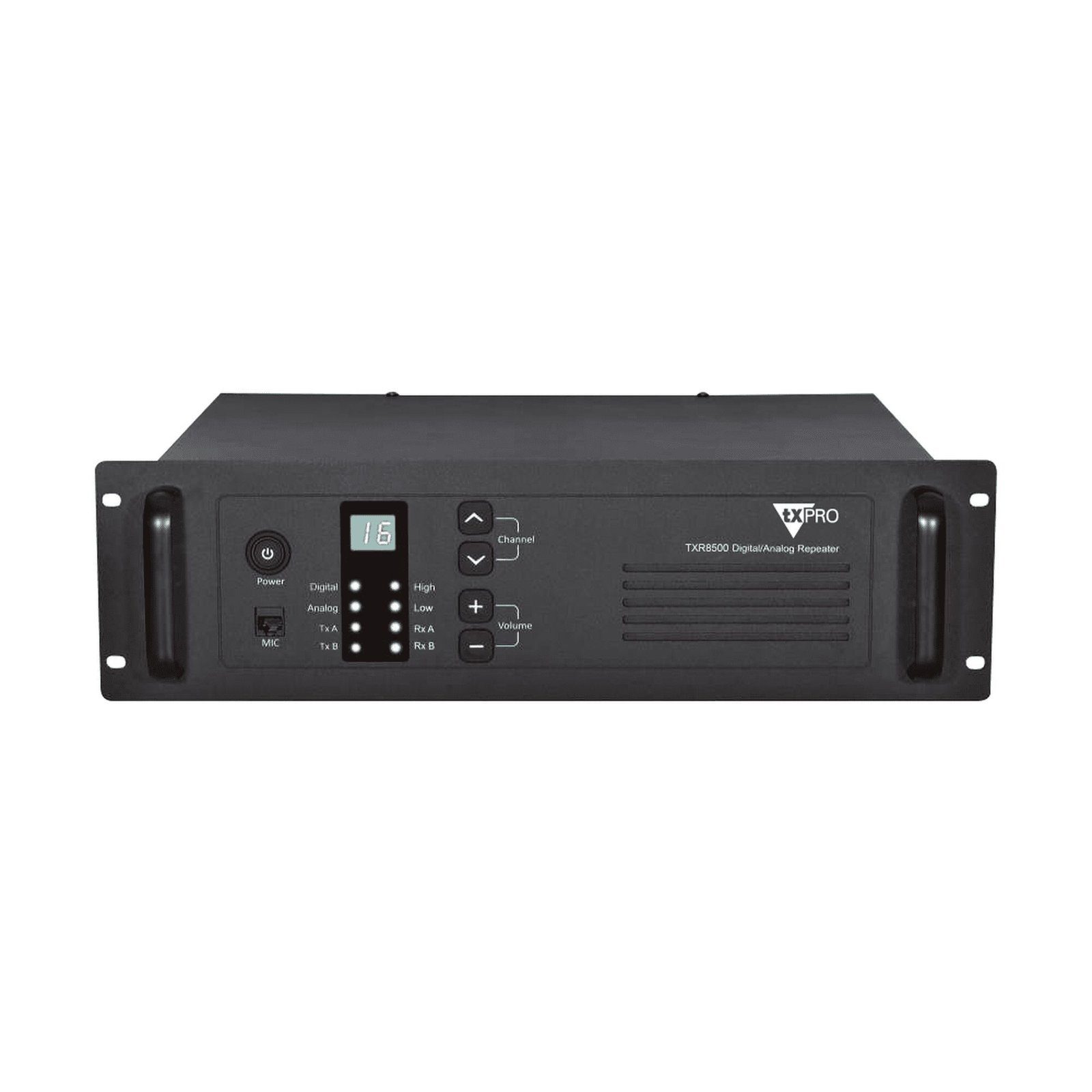 Repetidor UHF 400-450 MHz, 40W, protocolo DMR para doble llamada TXR8500U 207207 - TXPRO