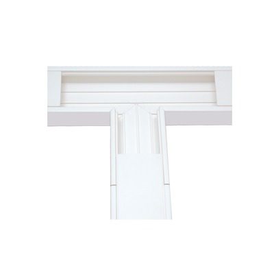Sección en “T” color Blanco de PVC auto extinguible, para canaleta TEK-100 (5576-13100) TEK-100-T - THORSMAN