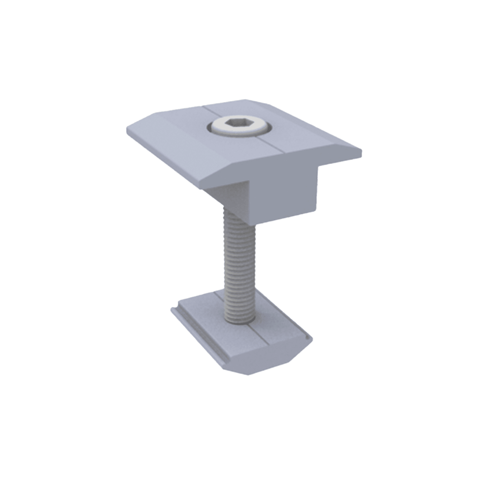 Sujetador Intermedio 30 mm para montaje de paneles solares en riel 5 Y 8 EPLMCN230 - EPCOM POWERLINE