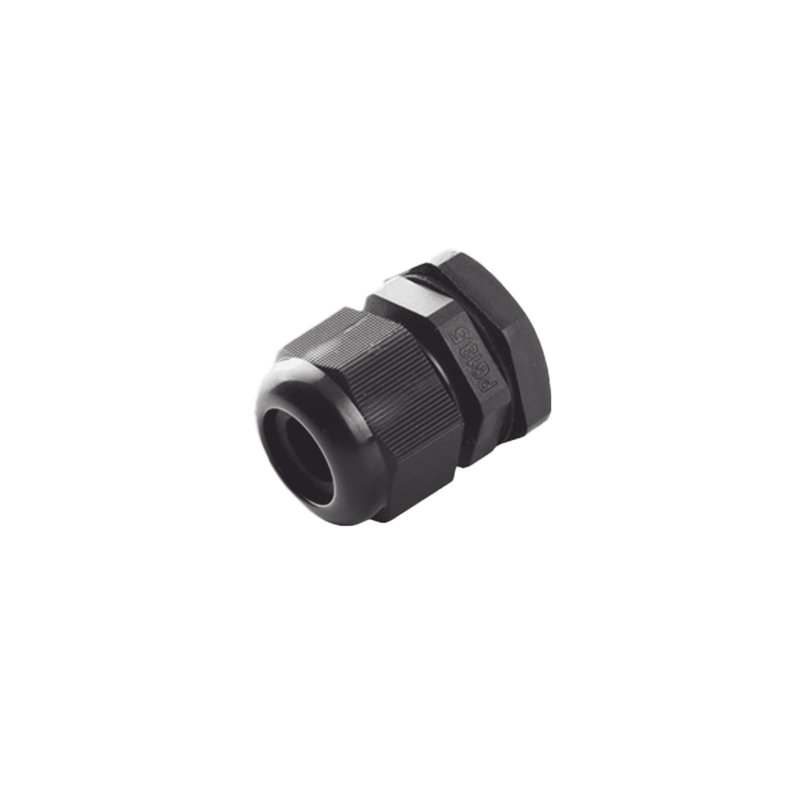 Conector Plástico Negro Tipo Glándula, para Cable de 6 a 12 mm de Diámetro. TXG-PG-13.5BK - TXPRO