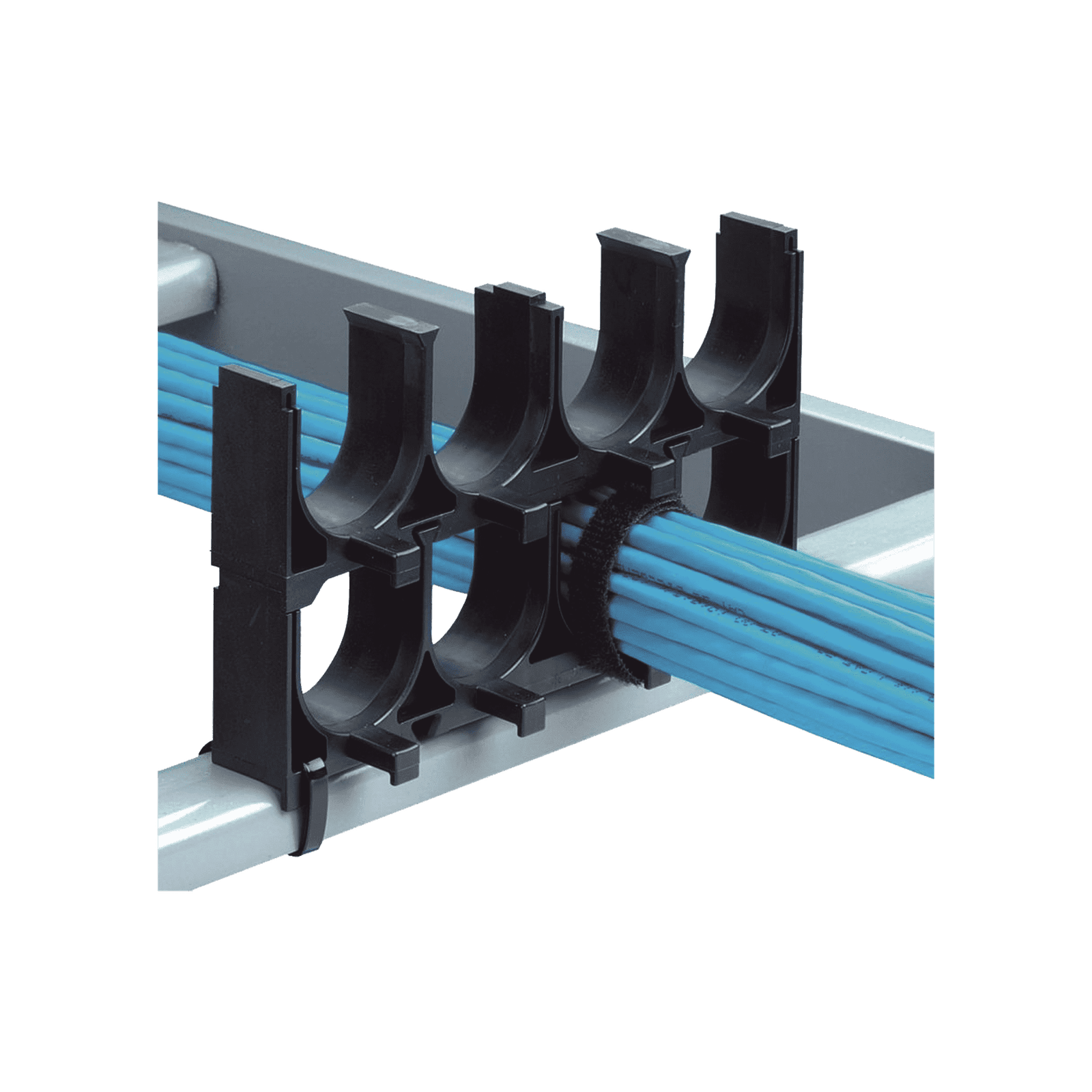 Espaciador de Cables de Nylon 6.6, Con 1 Espacio de 1.25 in (31.8 mm) de Diámetro, Color Negro, 1 Pieza CRS1-125-X - PANDUIT