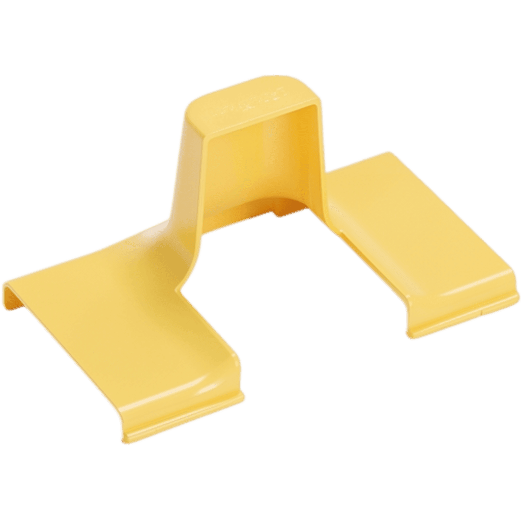Tapa de Bajada Vertical FRSPJ2X2LYL, Para Canaleta FiberRunner® 4X4, Color Amarillo FRSPJC24LYL