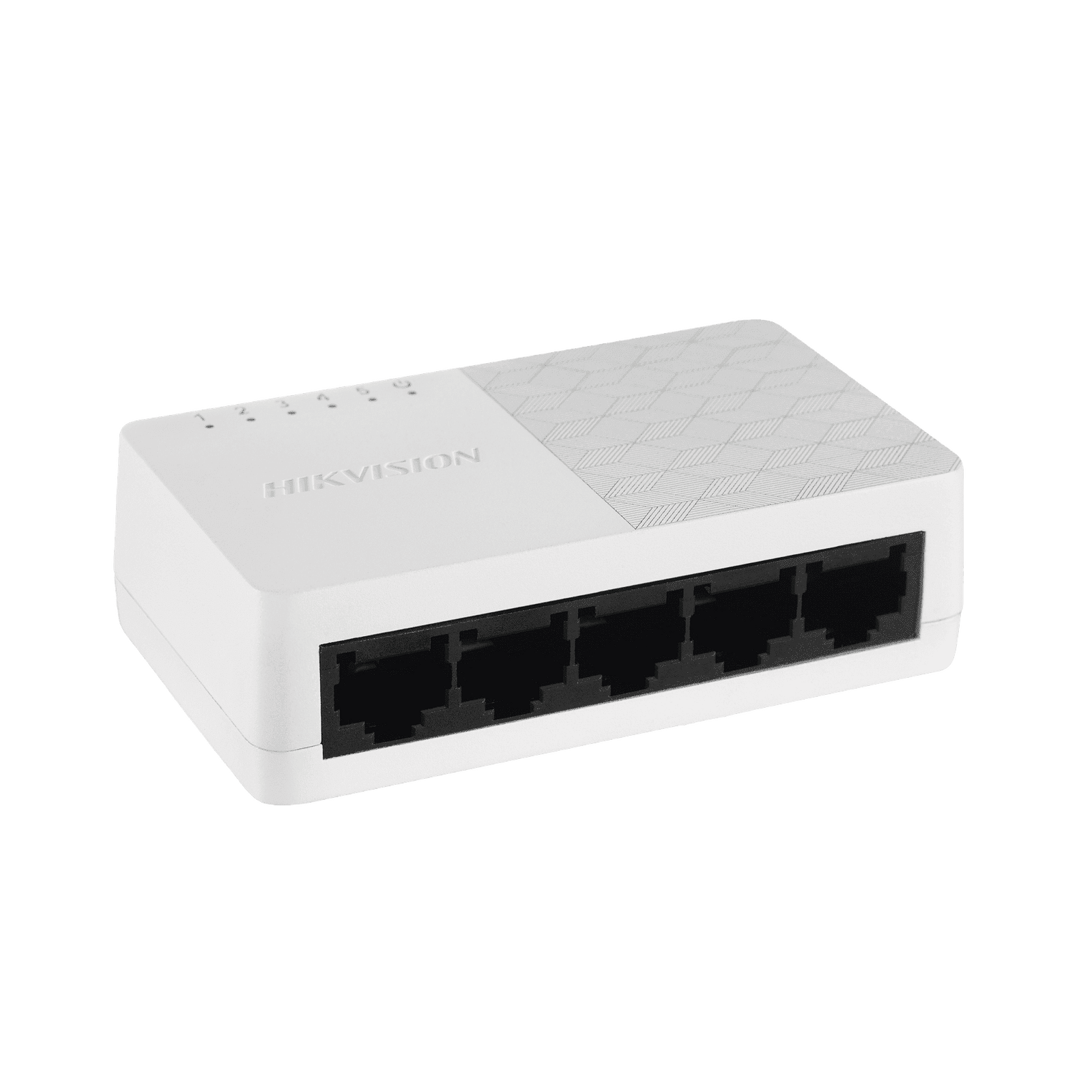 Switch No Administrable de 5 Puertos para Escritorio / Fast Ethernet  10 / 100 Mbps / Diseño Compacto y Estetico DS-3E0105D-O - HIKVISION