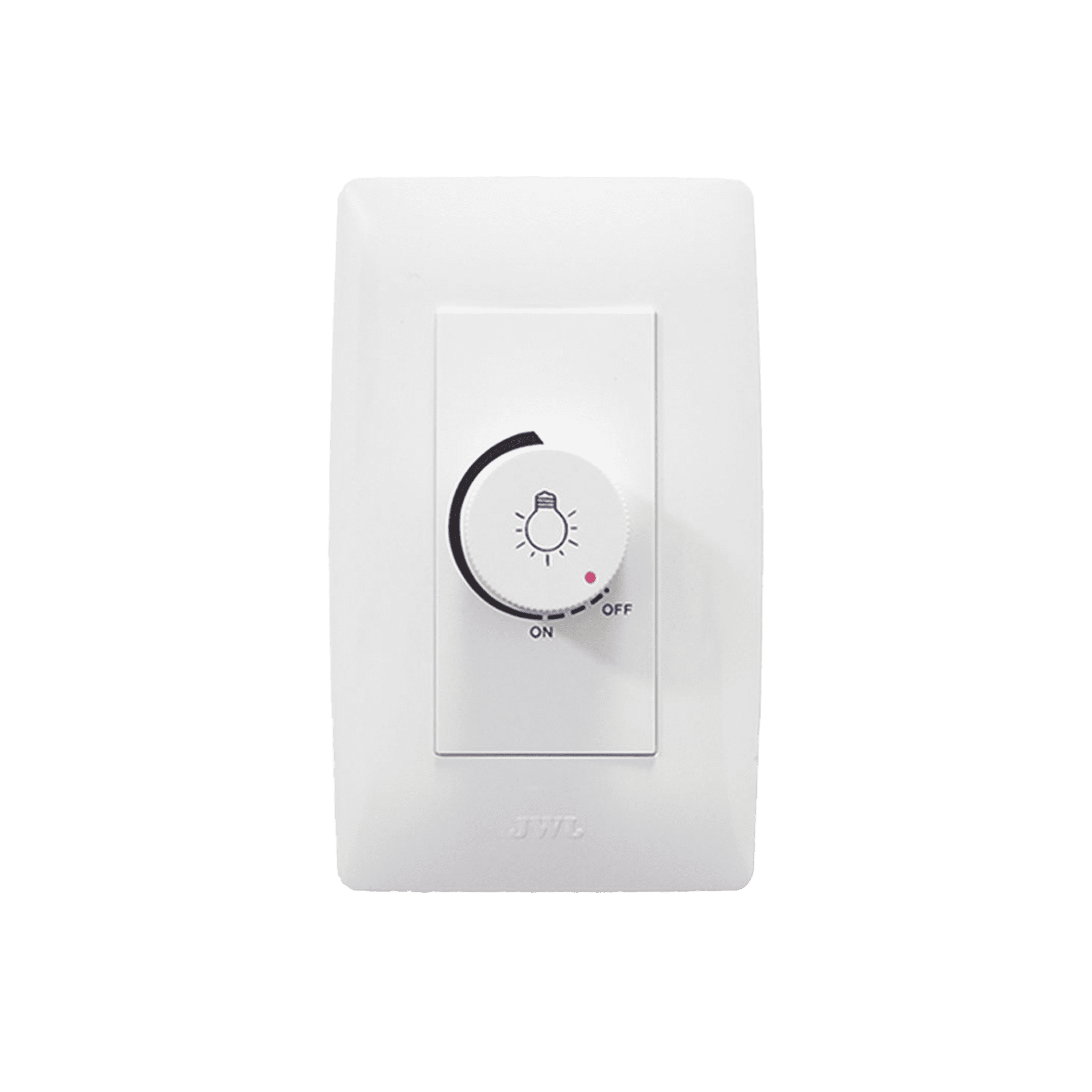Placa con Dimmer Rotativo para Lámpara Incandescentes / 300 W 127 V CA / Color Blanco. JTL-C7329 - JWJ