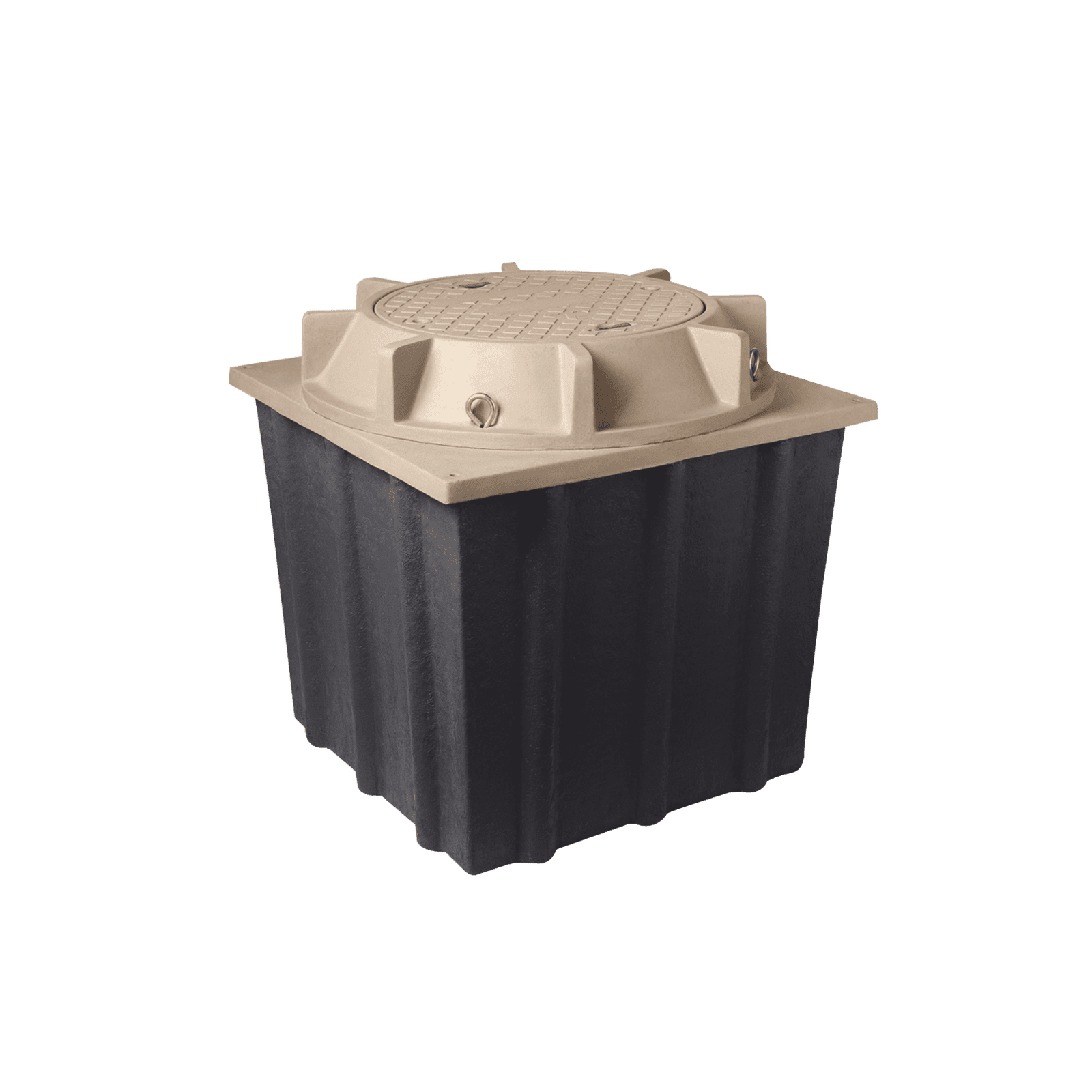 Registro Manhole con tapa de concreto polimérico 4 ft x 4 ft x 4 ft LP-MH-4X4X4 - LINKEDPRO BY EPCOM