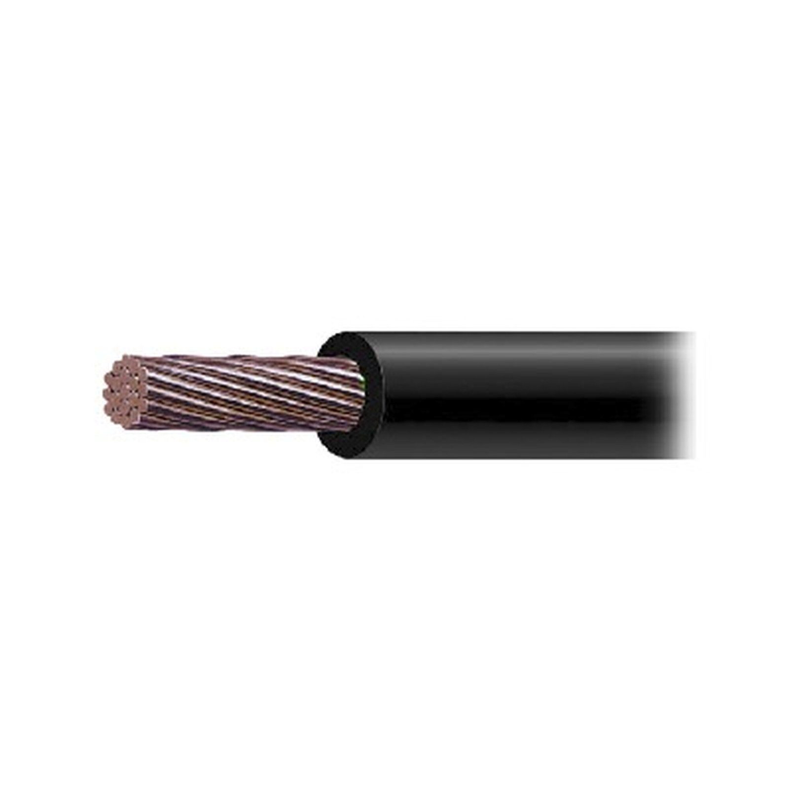 Cable Eléctrico de Cobre Recubierto THW-LS Calibre 3/0 AWG 19 Hilos Color Negro (100 metros). SLY-347-BLK/100 - INDIANA