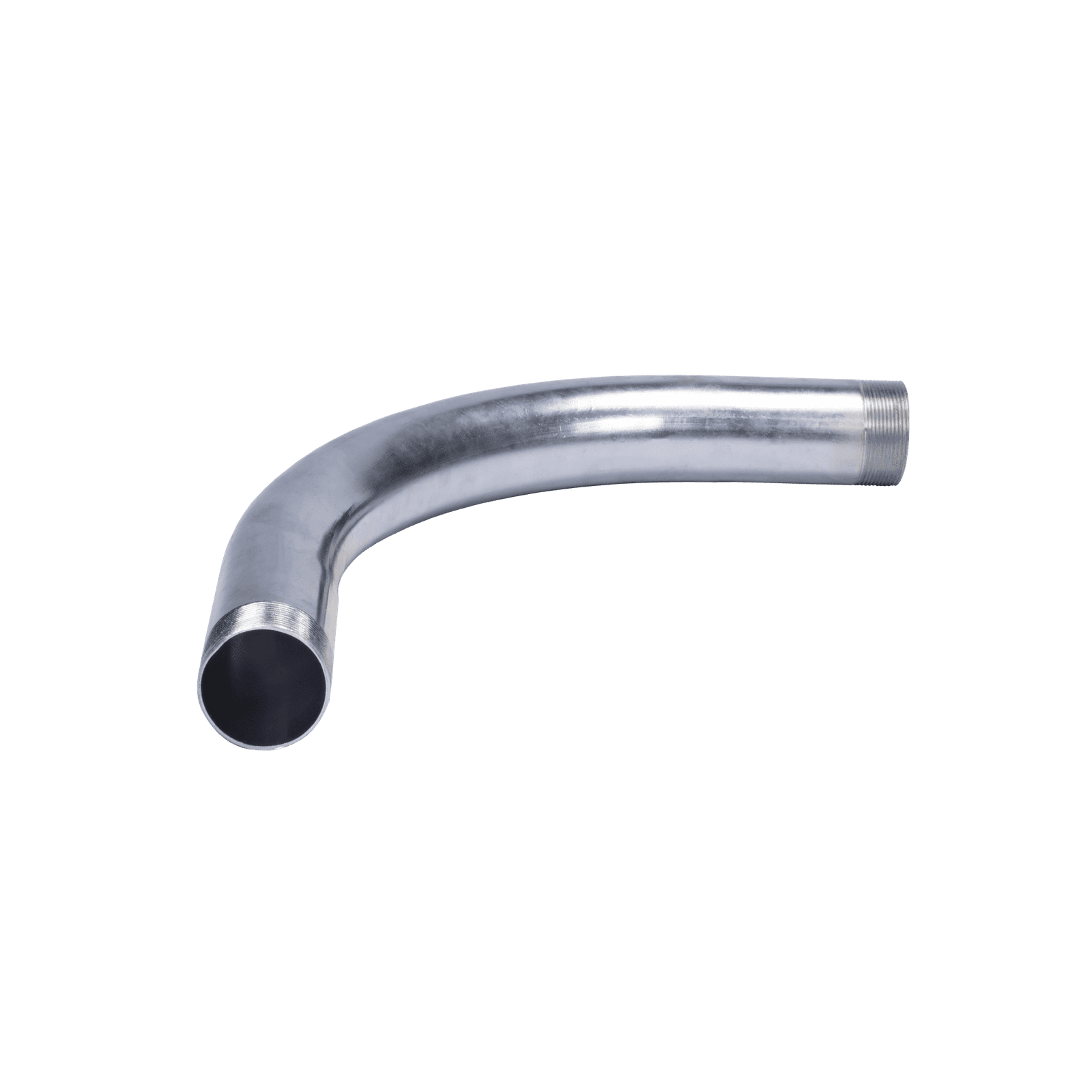 Codo de 90° de 4″ (102mm) pared gruesa con rosca galvanizado etiqueta amarilla JU-PG-400-COD - JUPITER