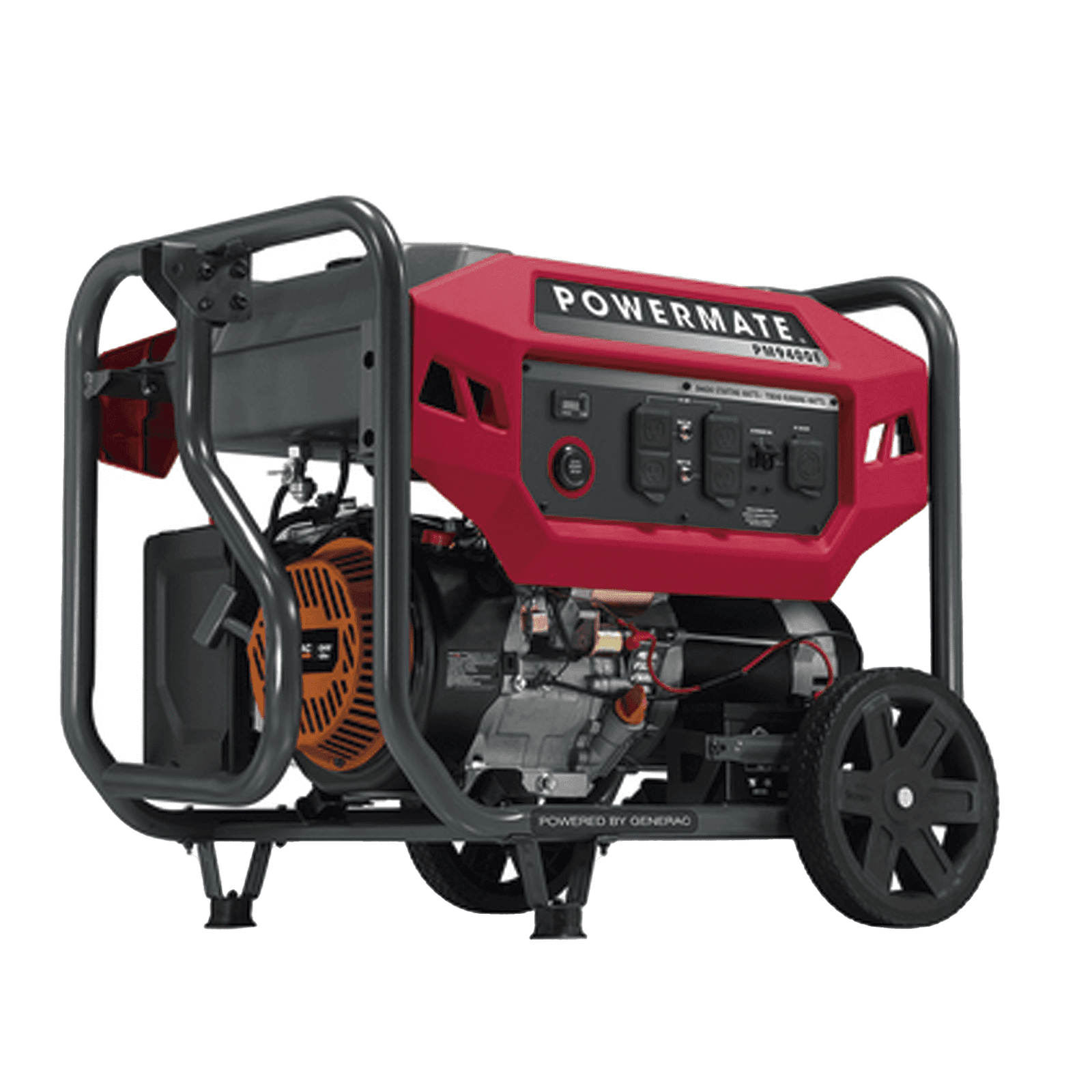 Generador Inversor Portátil a Gasolina, 7.5 kW, 120/240Vca, Arranque Manual PM9400E - POWERMATE