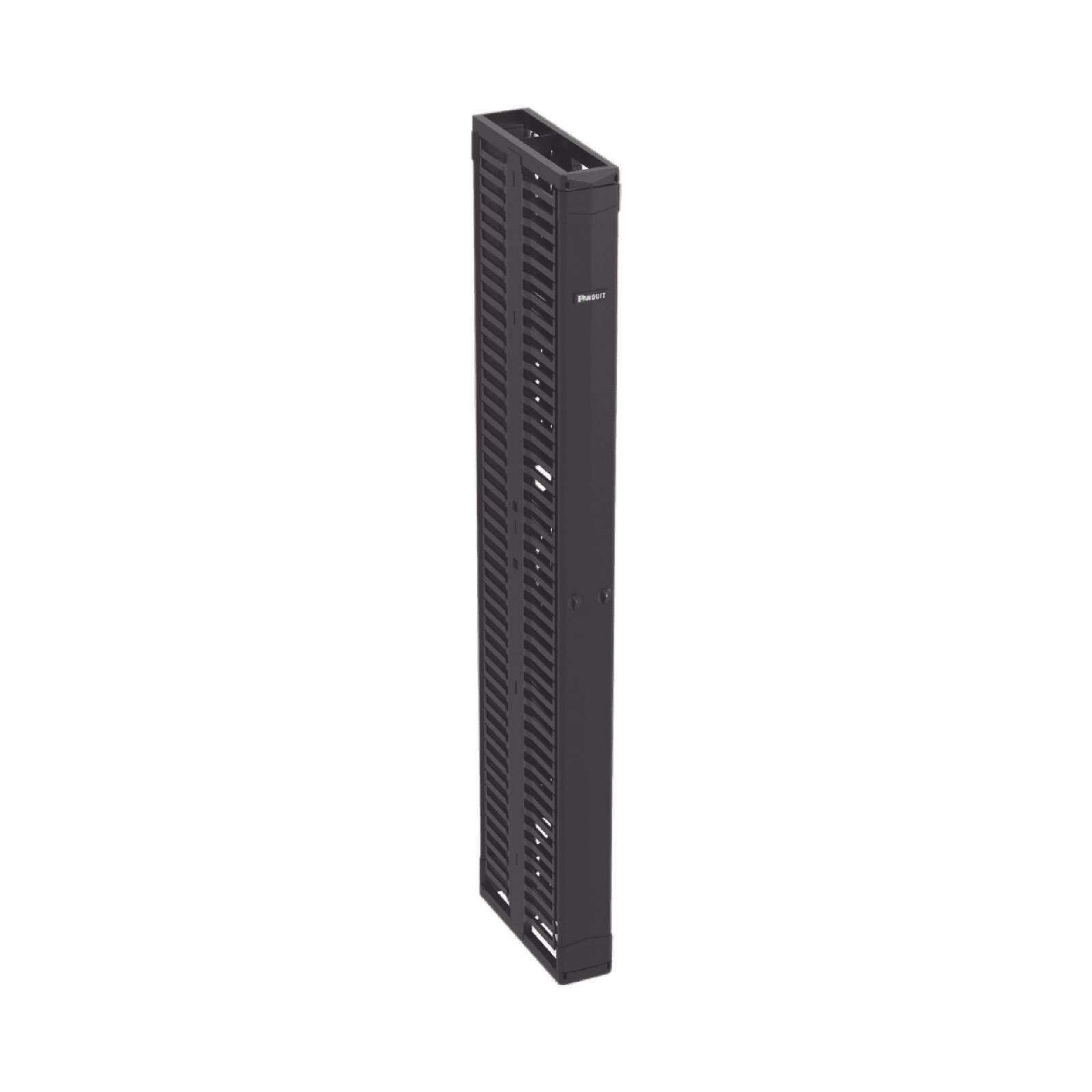 Organizador Vertical PatchRunner™, Doble (Frontal y Posterior), Para Rack Abierto de 45 Unidades, 6in de Ancho, Color Negro PR2VD06 - PANDUIT