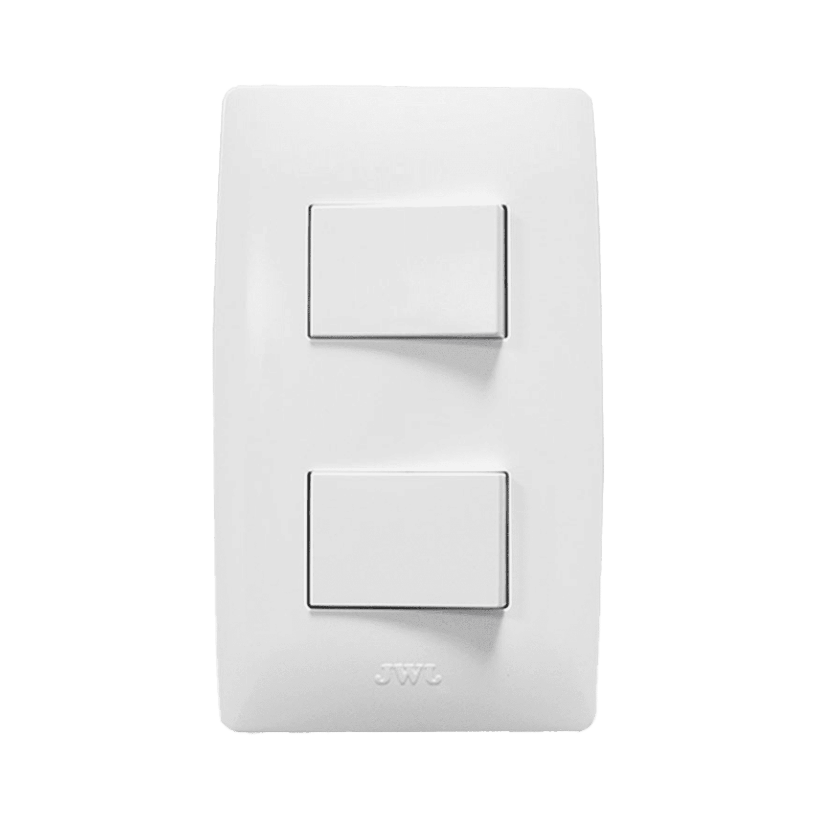 Placa con 2 Interruptores Escalera /  127 V~60 Hz 10 A/ 1 Modulo. JTL-B72-40 - JWJ