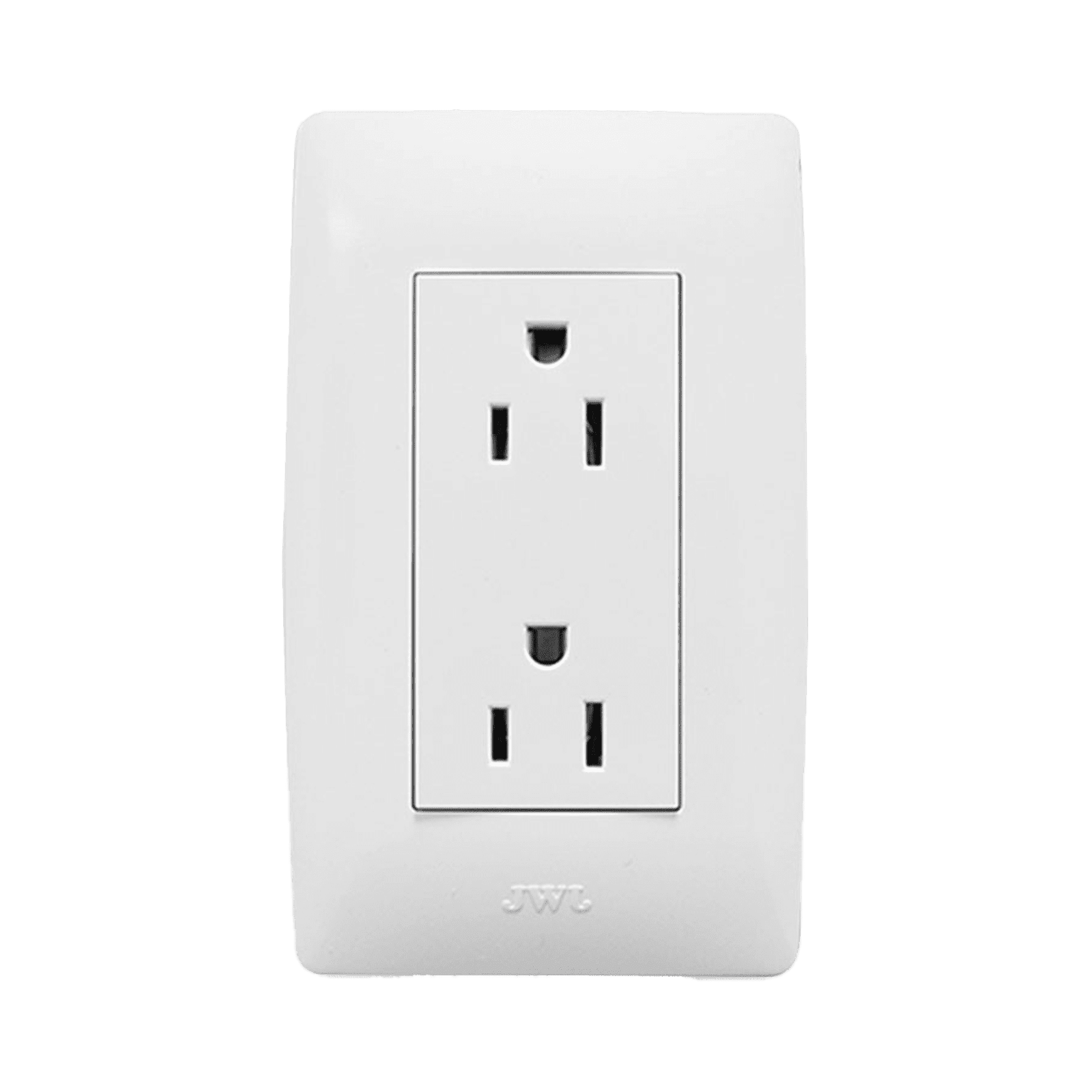 Placa con Toma de Corriente 2P Y T / 127 V~60 Hz 15 A / 1 Modulo, JTL-B72-24 - JWJ