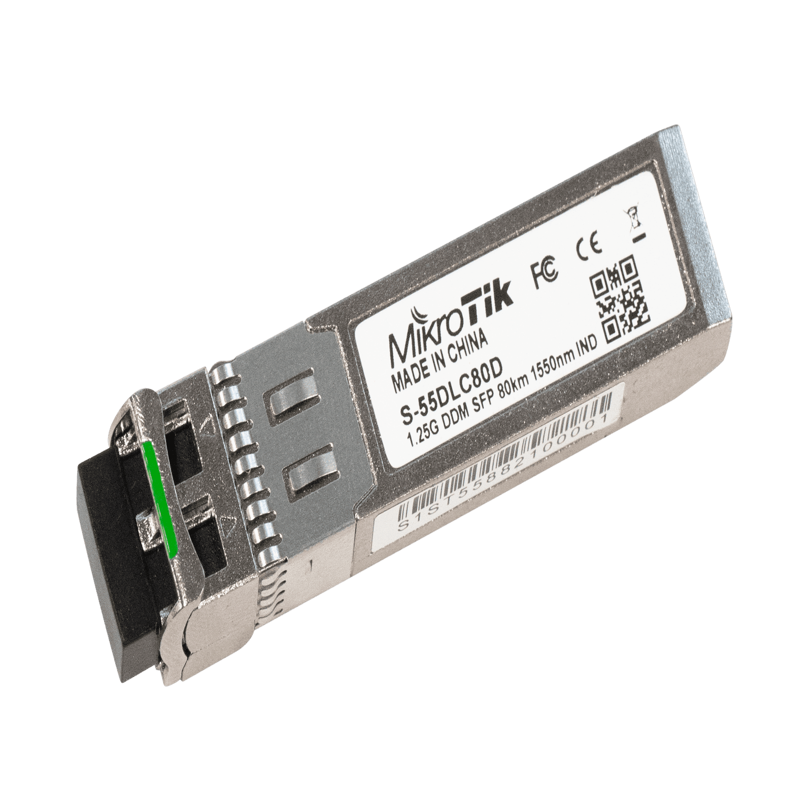(S-55DLC80D) SFP module 1.25G SM 80km 1550nm S-55DLC80D - MIKROTIK