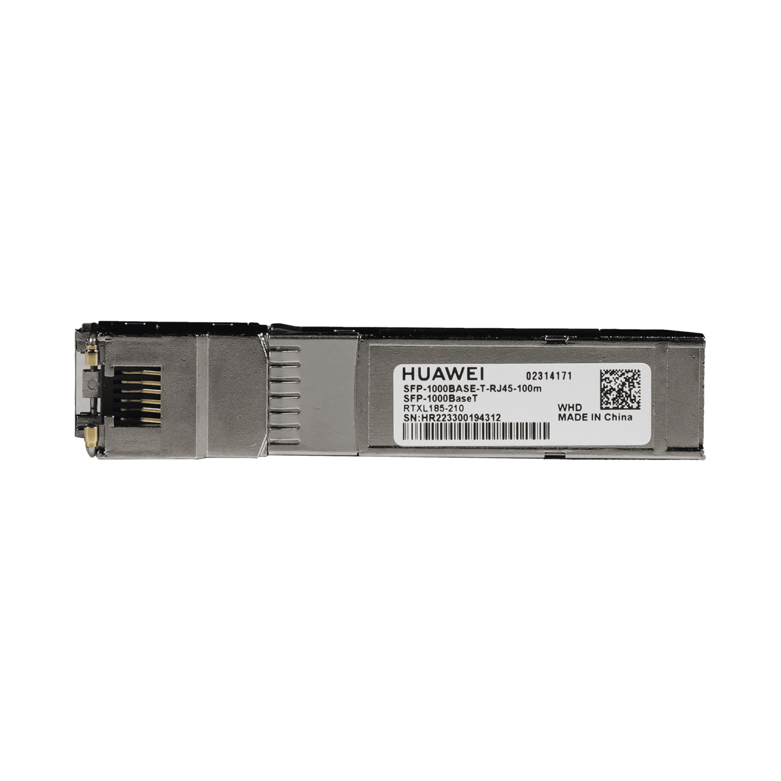 Transceptor de SFP a RJ45 / Negociación de 10/100/1000Mbps / Conector RJ45 / Distancia de hasta 100m SFP-1000BASET - HUAWEI
