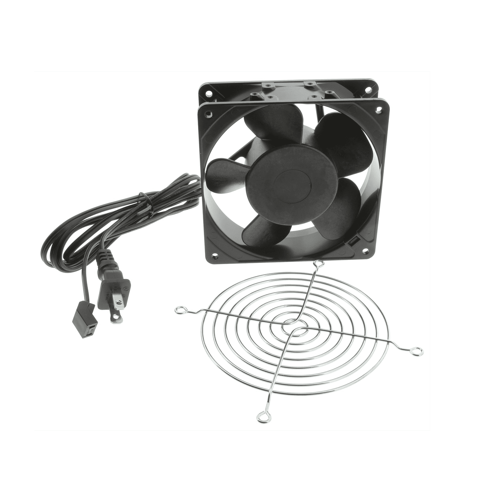 Ventilador Axial Compacto, de 4 Pulgadas, 100 CFM, 115 Vca, De Acero, Color Negro A4AXFNPG - HOFFMAN