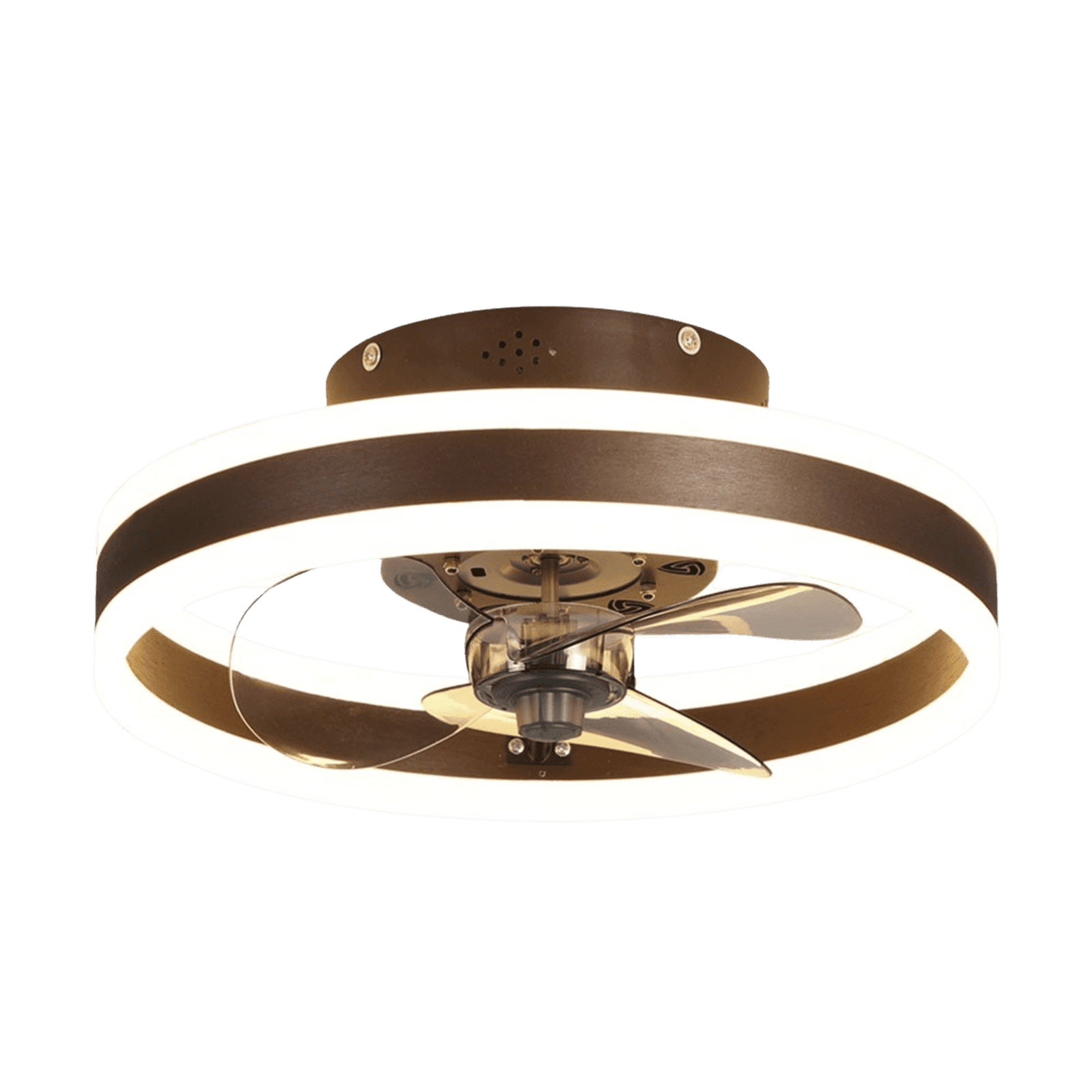 Ventilador de Techo con Luminario LED de  110 V CA 50/60 Hz / 4500 Lm / 6500 – 4 000 – 2 700 °K /3 Tonos de Luz / 3 Velocidades / Dimeable. JLV-021 - JWJ