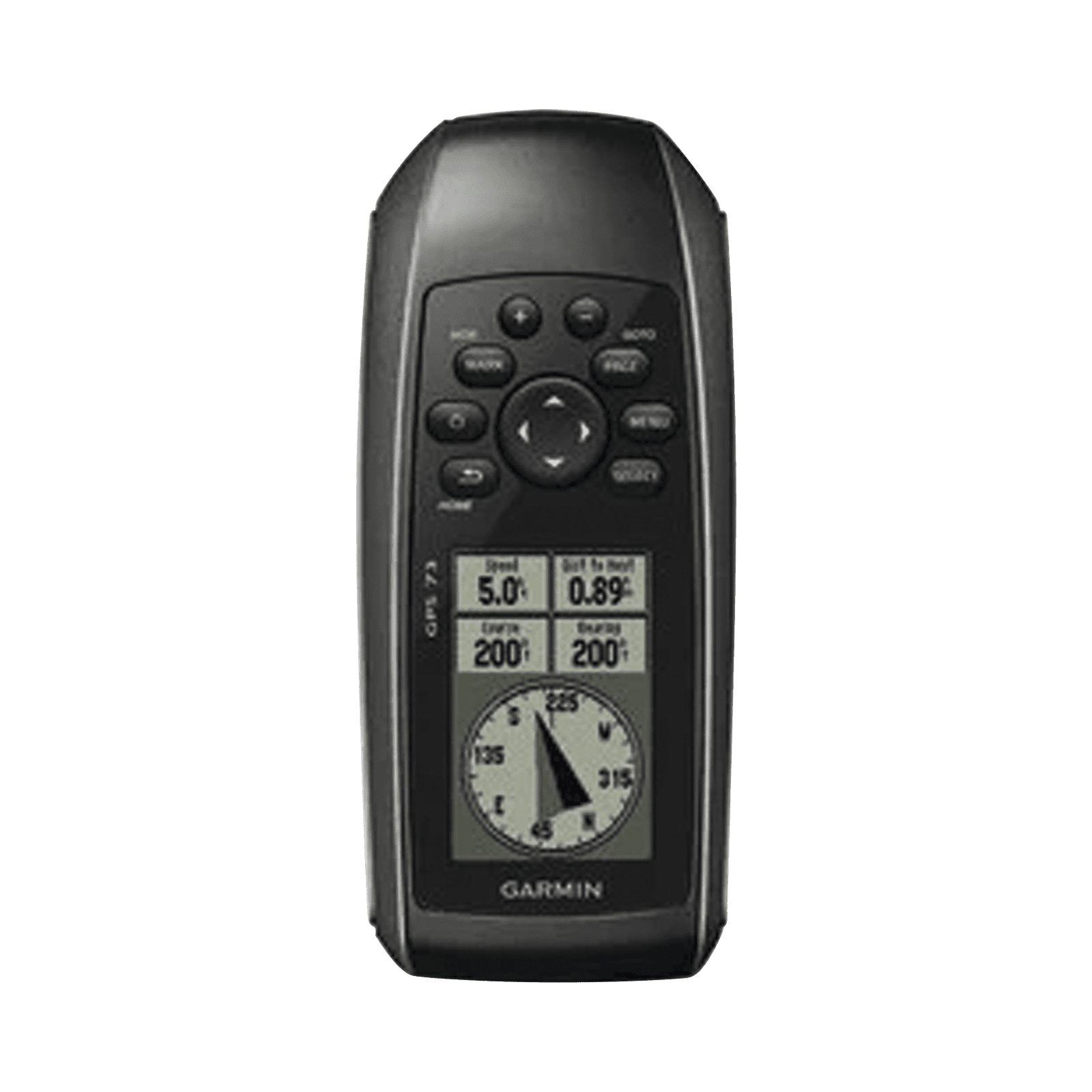 GPS portátil GPSMAP 73 con pantalla de cristal liquido, escala de 4 niveles de gris, hasta mil puntos de almacenamiento interno, sumergible y flotante. 10-01504-00 - GARMIN