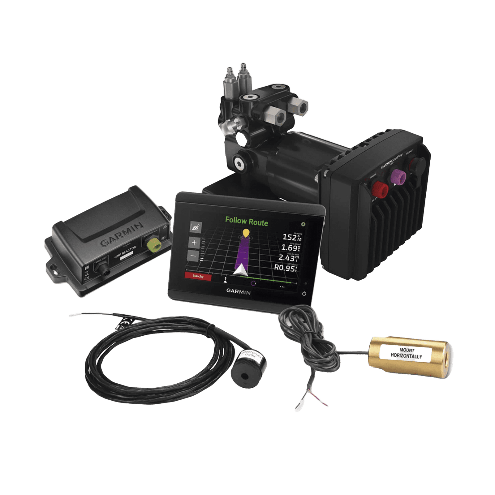 Paquete principal hidráulico Reactor™ 40 con SmartPump v2 y GHC™ 50 10-02794-01 - GARMIN