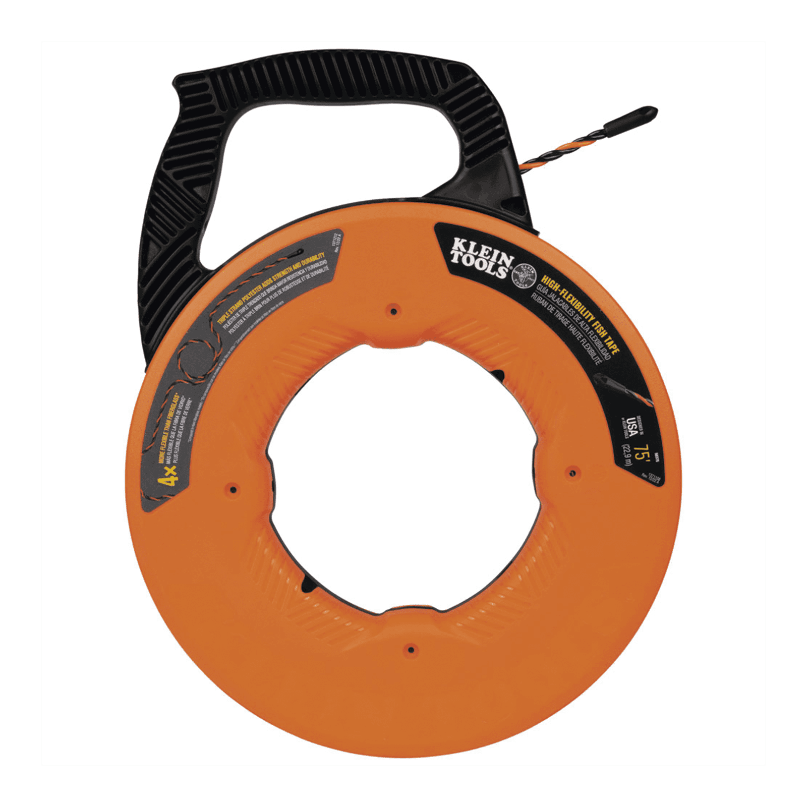 Guía Jalacables de Poliéster de Alta Flexibilidad de 22.9 m. Con Triple Trenzado 50375 - KLEIN TOOLS