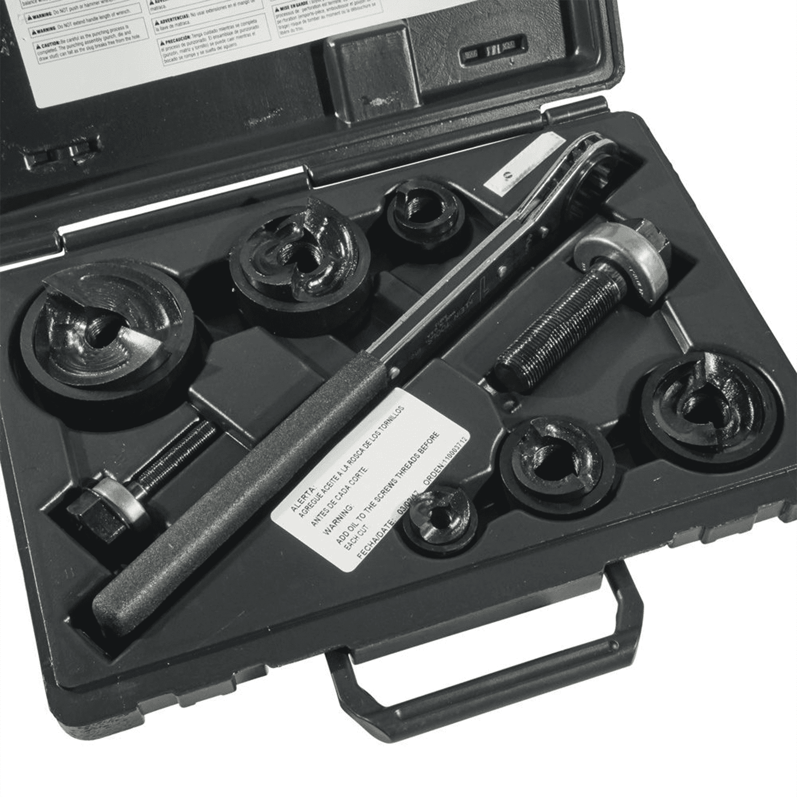 Juego de 6 Sacabocados de 1/2″ a 2″. con Estuche 53732SEN - KLEIN TOOLS