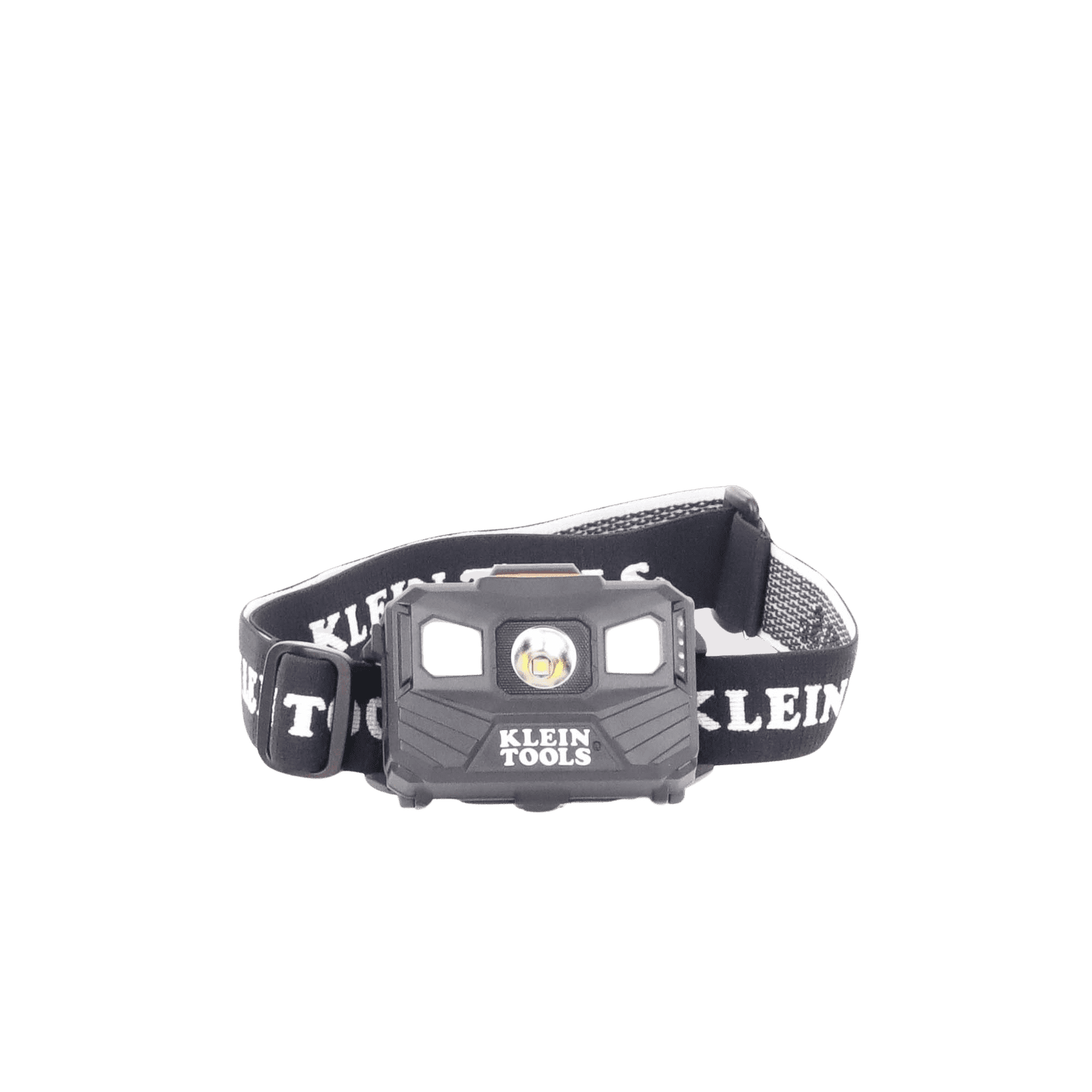 Lámpara Luz LED Frontal Recargable de 400 Lúmenes, Apagado Automático, con Correa de Tela, Adaptable y Ajustable a Gorros, Cascos, Cachuchas o directo a Frente Humana (Tipo Minero) 56048 - KLEIN TOOLS